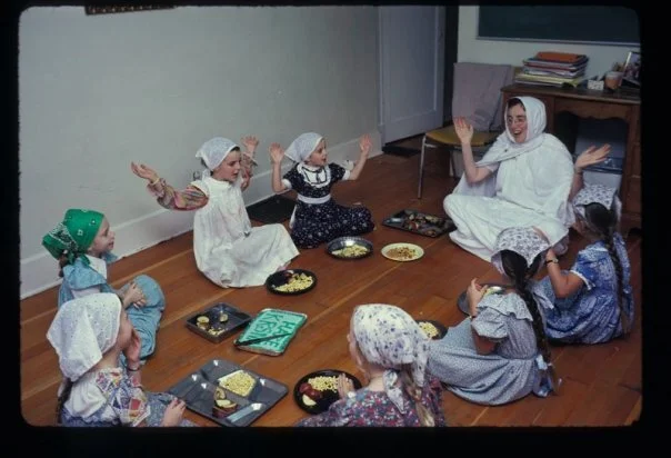 7th birthday in the girls ashram. I was sick as a little dog.