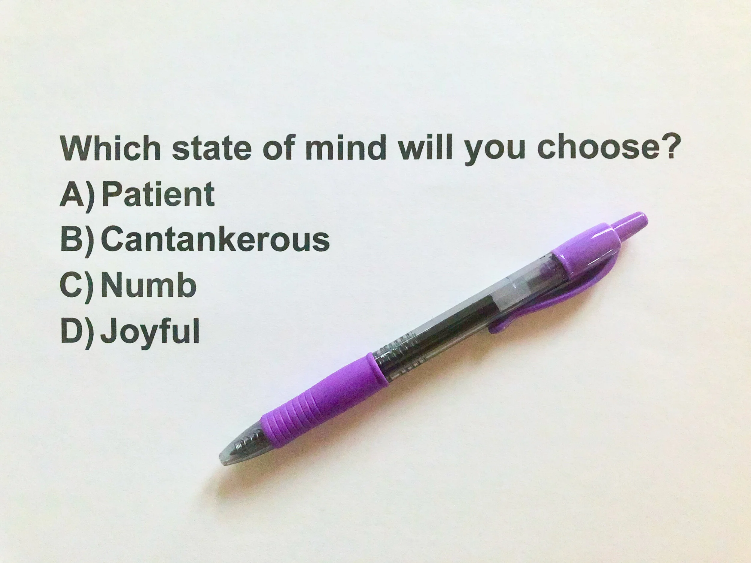 You Are What You Choose