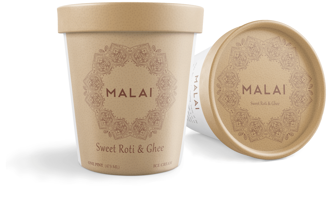 Sweet Roti & Ghee Ice cream — Malai