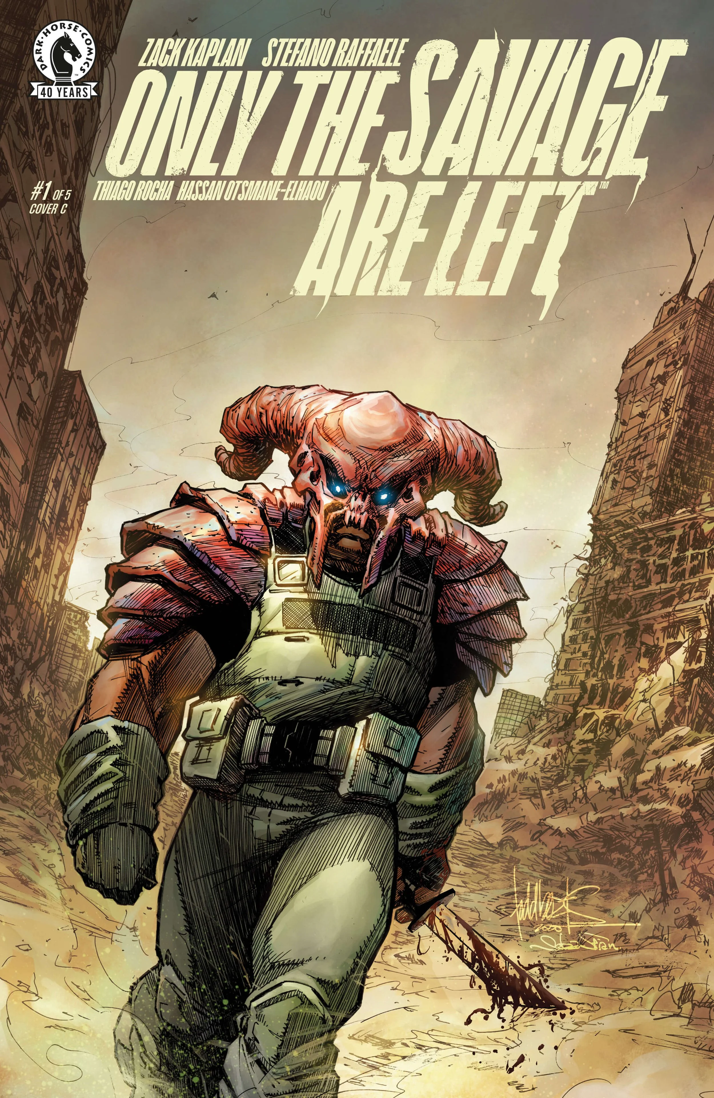 MONSTERS ARE LOOSE IN US ALL IN ONLY THE SAVAGE ARE LEFT BY KAPLAN &  RAFFAELE  The Comic Crush