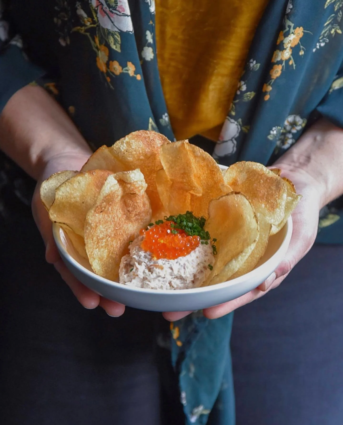 Food Being Presented Harper’s On Main in Dobb’s Ferry, Westchester