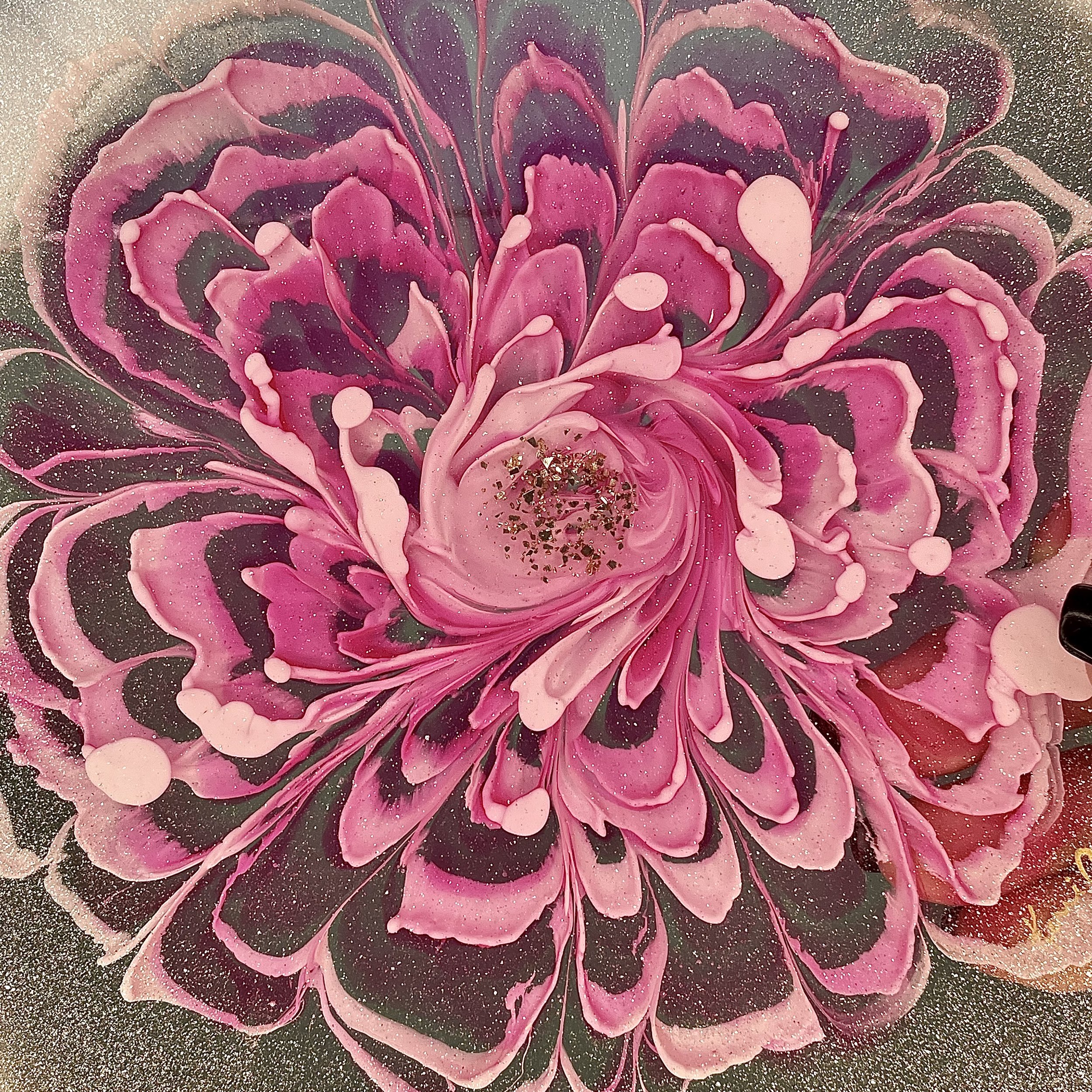 Pink Flower Trivet