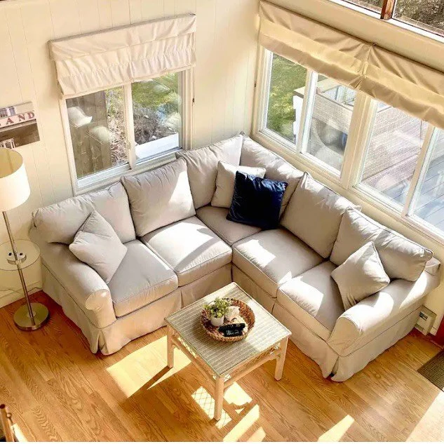 The island is a little quieter this year&hellip;take advantage of our special rates in early September and cozy up on the couch in our 5-star home after a day on the water 🎣 🌊⛱️
