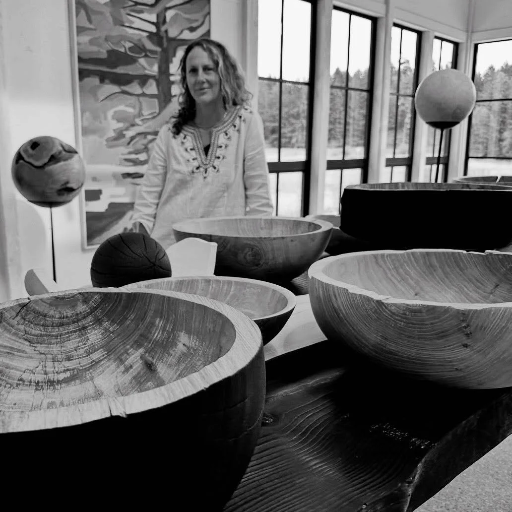These big beautiful bowls from a historic Orcas Island Elm tree are ready!  They&rsquo;ll be at the Holiday Bazaar this week in Santa Monica!  See my pinned post for the event details.