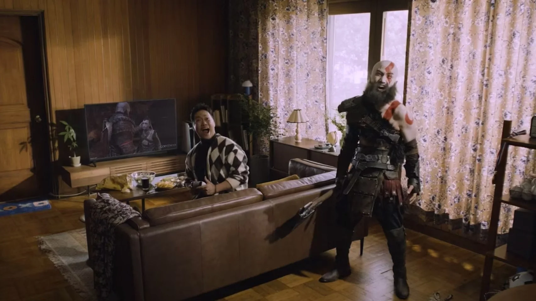 PS5, PS4｜갓 오브 워 라그나로크 - Father’s War : 자식 자랑 배틀 (유세윤&amp;송진우)