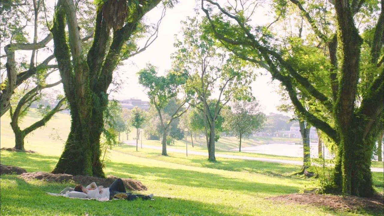 DOYOUNG mid-form film series Singapore park scene produced by 37th Degree