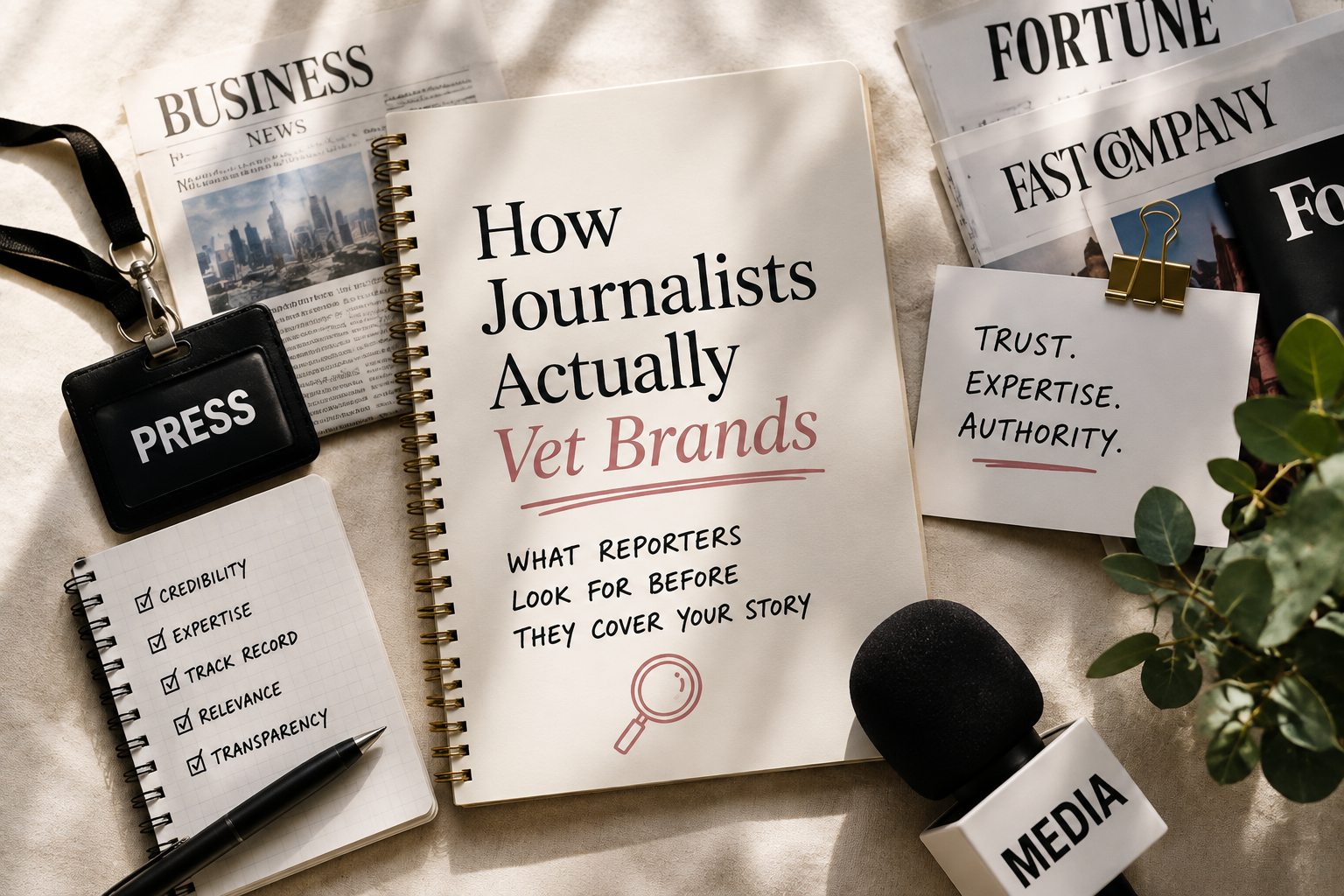 How Journalists Actually Vet Brands Before Covering Them