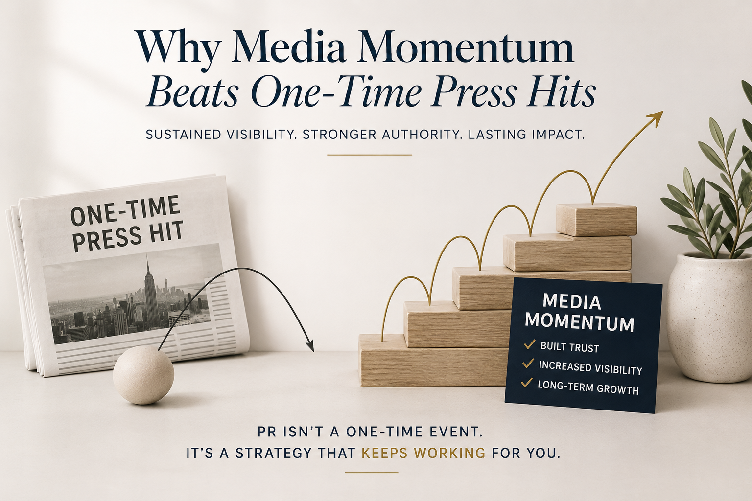 Why Media Momentum Beats One-Time Press Hits
