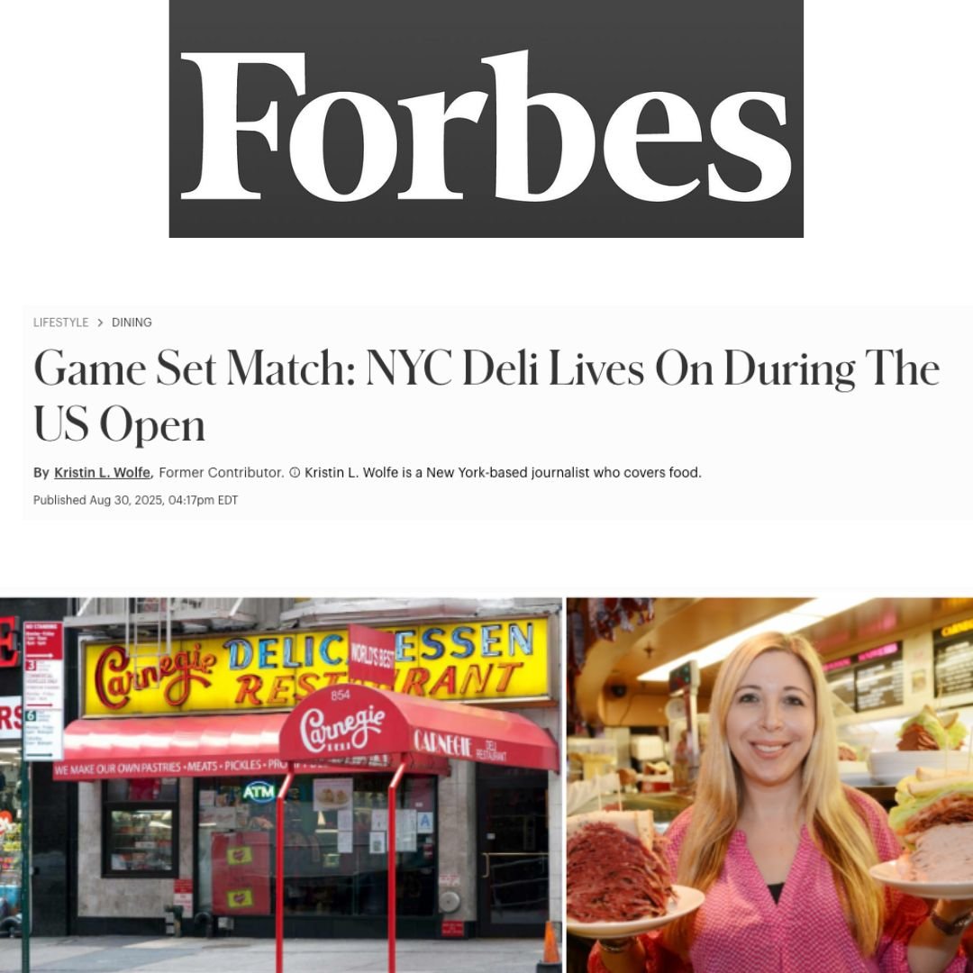  Carnegie Deli featured in Forbes
