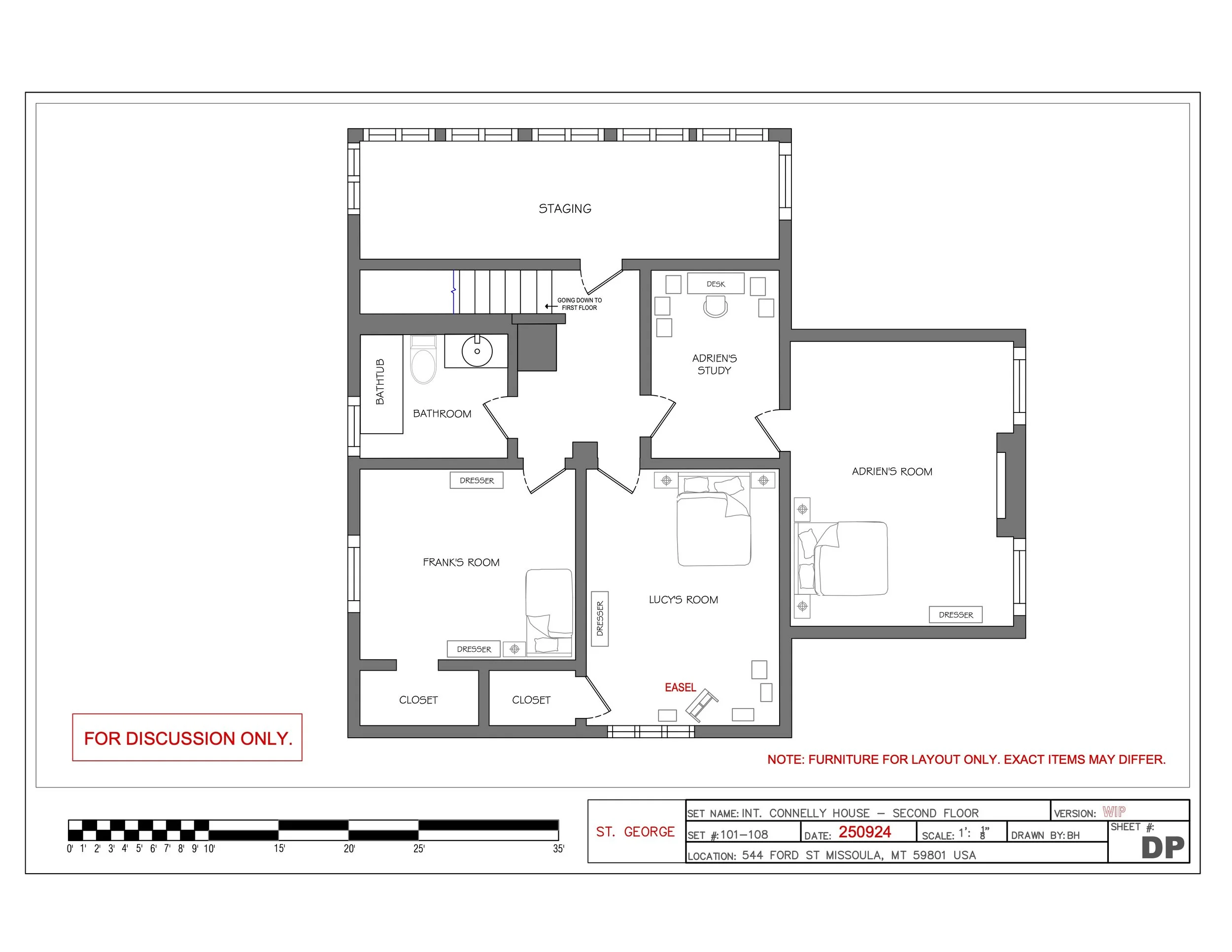  CONNELLY HOUSE SECOND FLOOR - DIRECTOR’S PLAN 