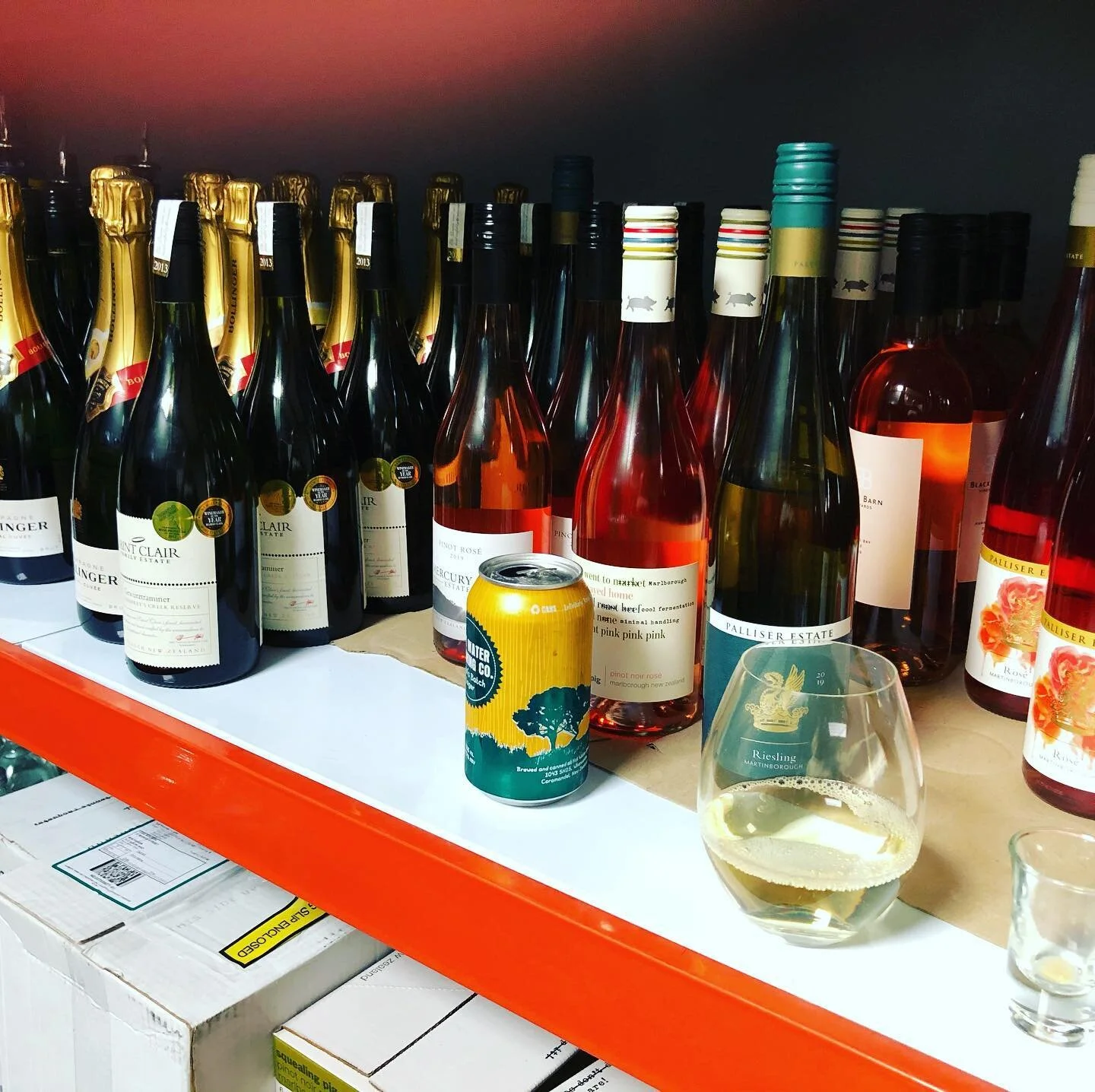 Stock take day!  And of course a bit of quality control along the way! 🥂🍻