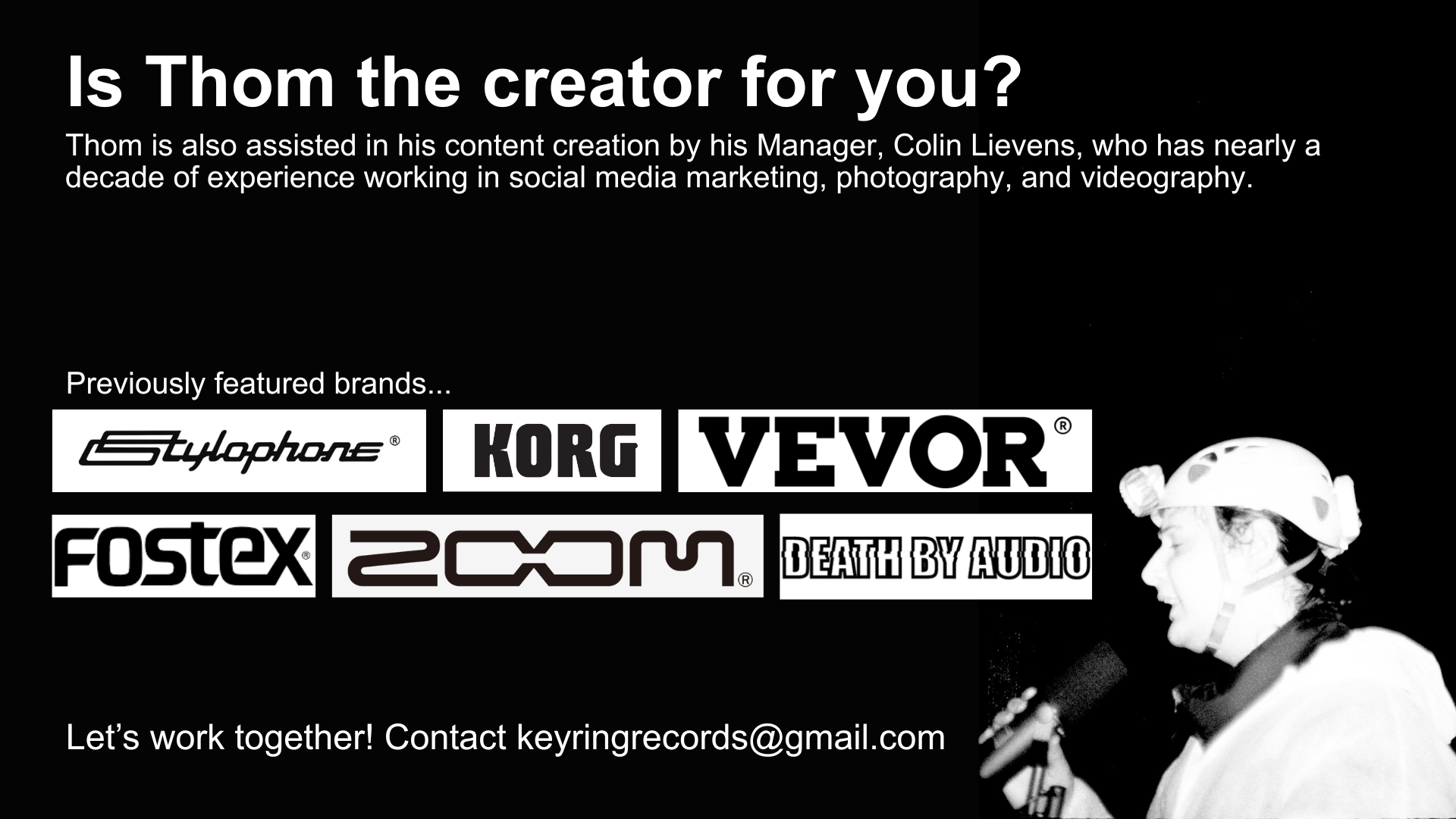Page from UGC portfolio