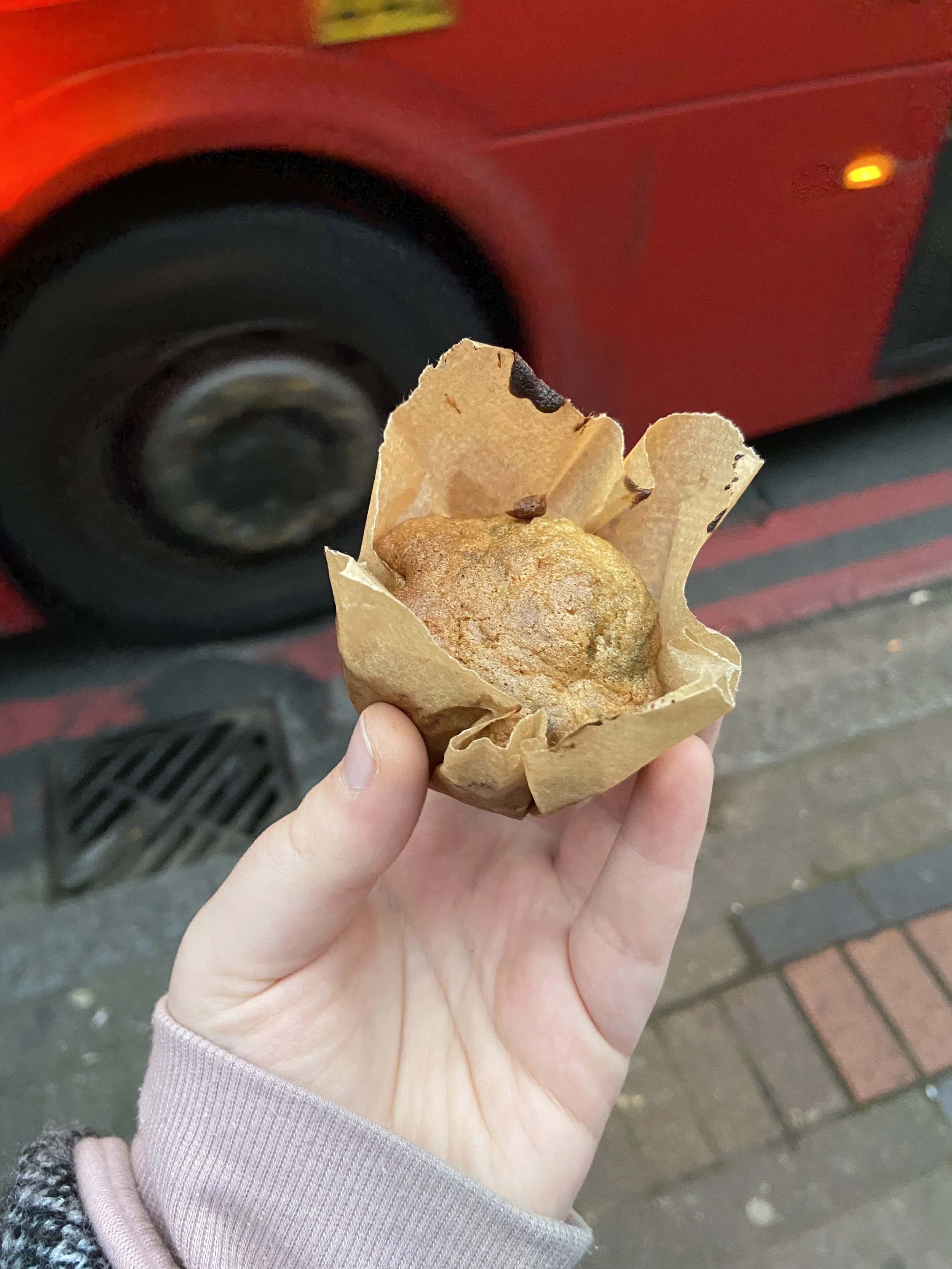 Blueberry Muffins
  
I would recommend poking the blueberries into the batter once you've decanted it into  the cases so that you can guarantee a more consistent number of blueberries in each muffin.
  
Also, Joe suggested doing this recipe with rasp