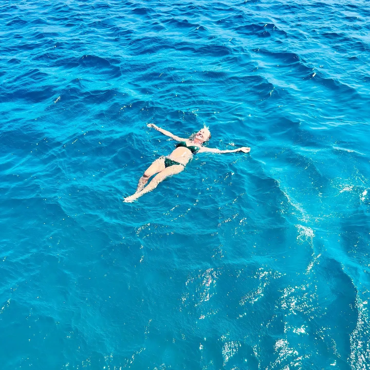 The Mediterranean &amp; me 🩵

Greek islands shining bright! 
So grateful to celebrate @sylvarsxx with the craziest ER nurses I know and love! 
We all worked together in the trenches of the Harbor UCLA ER 20 years ago. And now we&rsquo;re island hopp