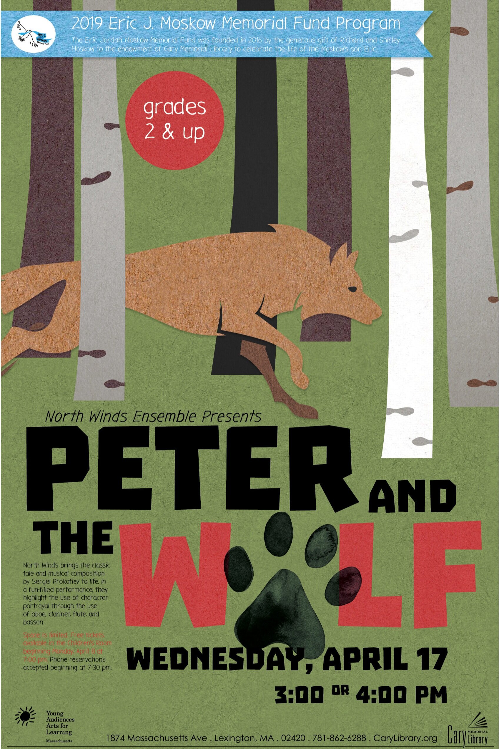  Poster for peter and the wolf event 