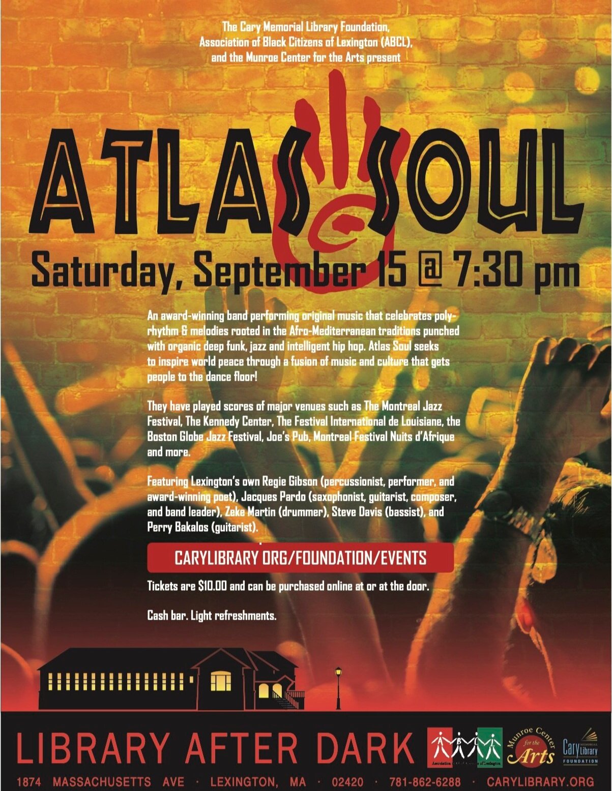  Poster for Atlas Soul event 