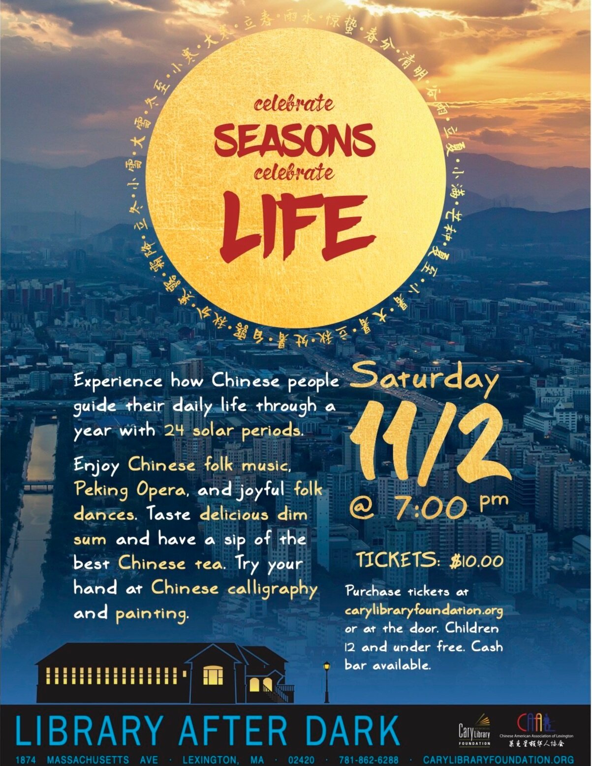  Seasons of Life event poster 