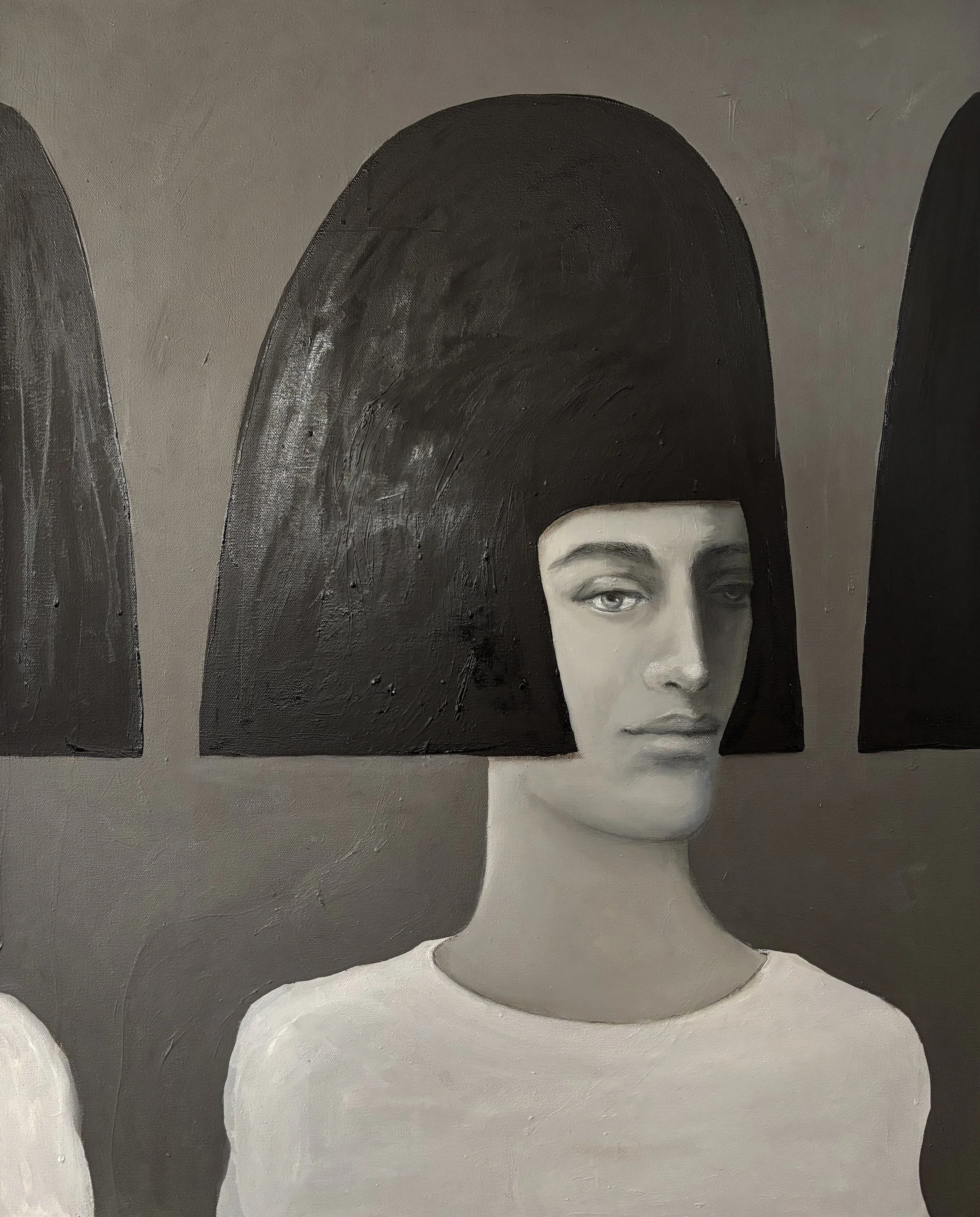 Corsets in Chaos. 30x24". oil on canvas.