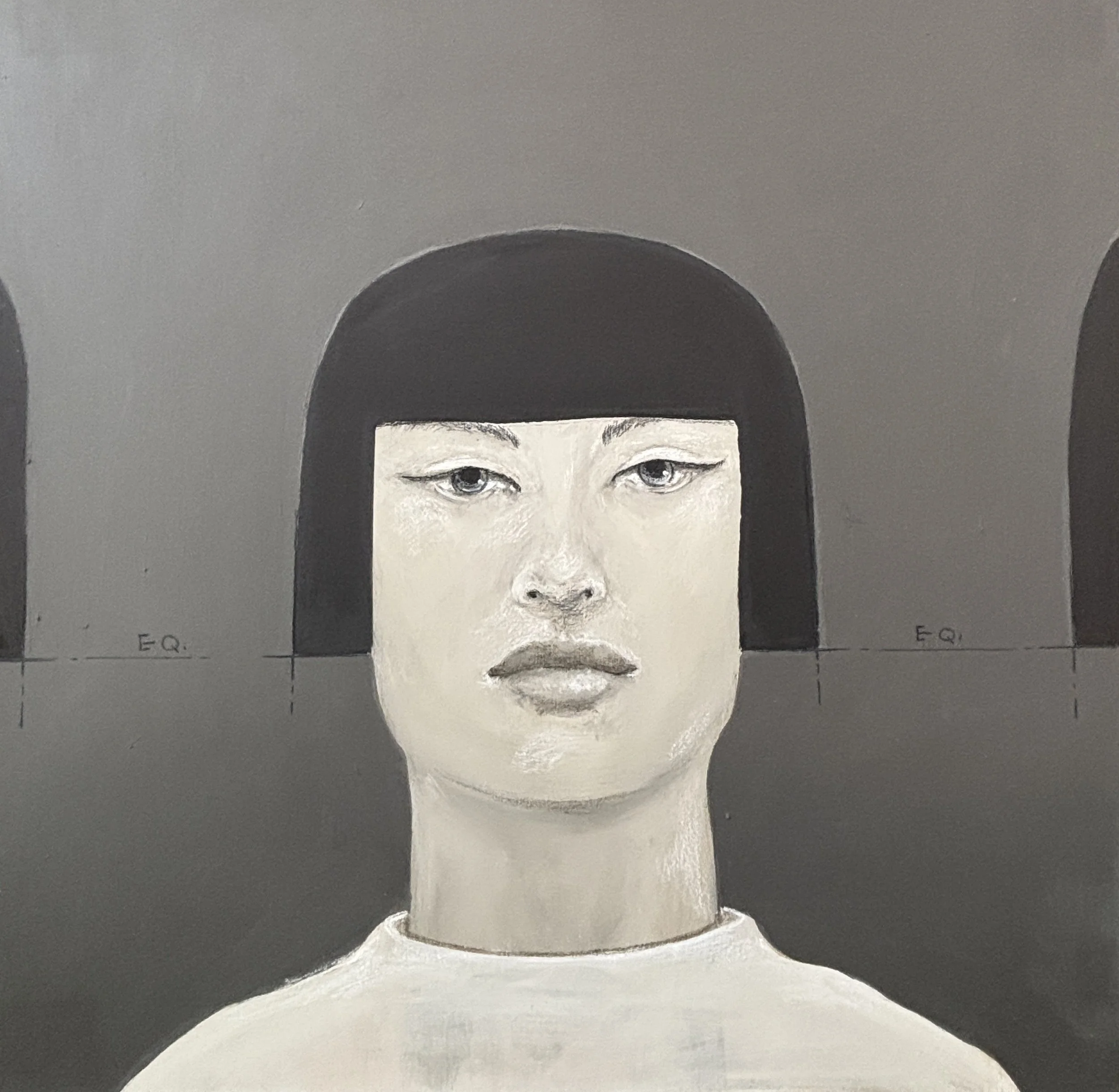 I Don't Need Your Approval. 12x12" . oil on panel.