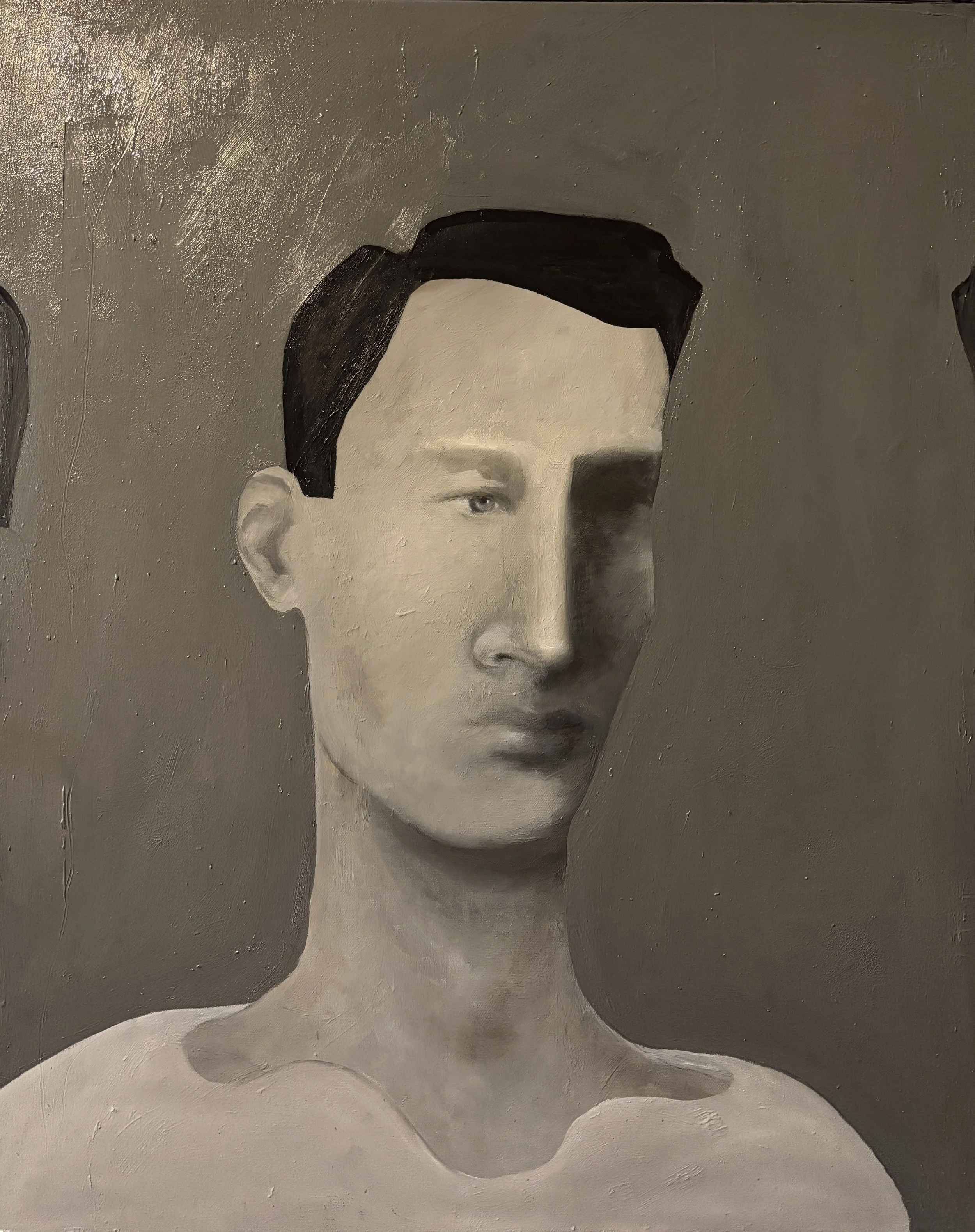 Hairspray and Chilled Wine. 36x24". oil on panel. sold