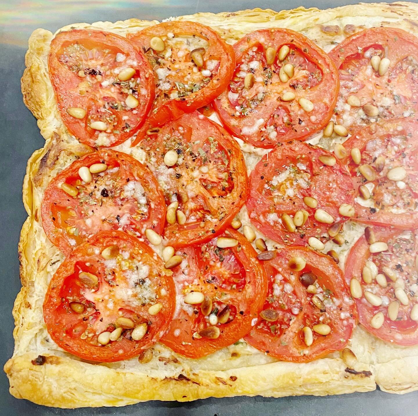 This Tomato Tart is delicious even with store-bought tomatoes and is sublime with ones fresh from the garden. You can prep things in advance and serve the tart warm or at room temperature. I prefer it warm.
+
The recipe was developed to be sent with 