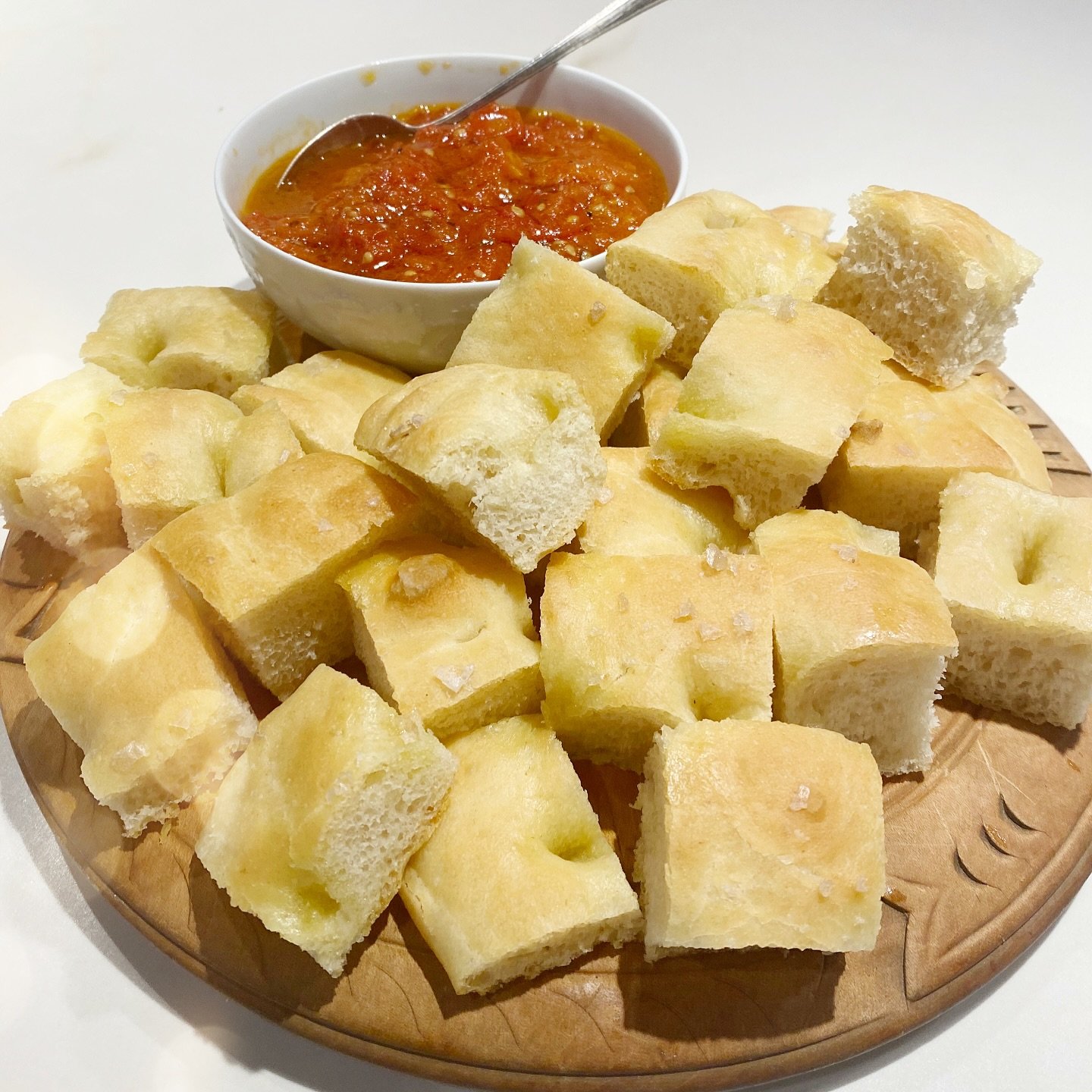 Tomato Ambrosia. Yummy. A delightful dish that celebrates the rich flavors of ripe tomatoes, enhanced by the essence of olive oil. The optional red pepper flakes can be added for those seeking a touch of warmth, infusing the dish with a subtle kick. 