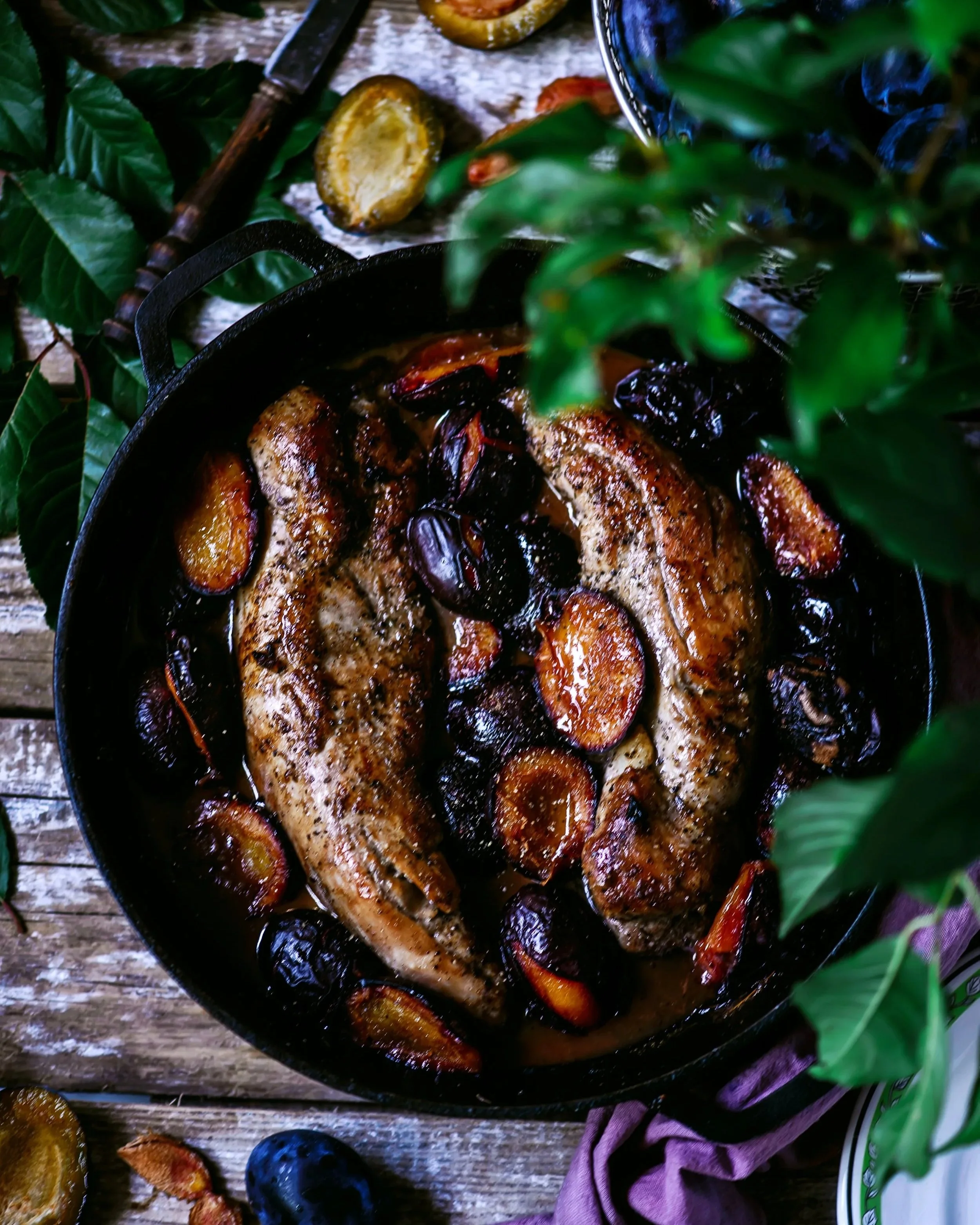 Pork Tenderloin with Plum Sauce