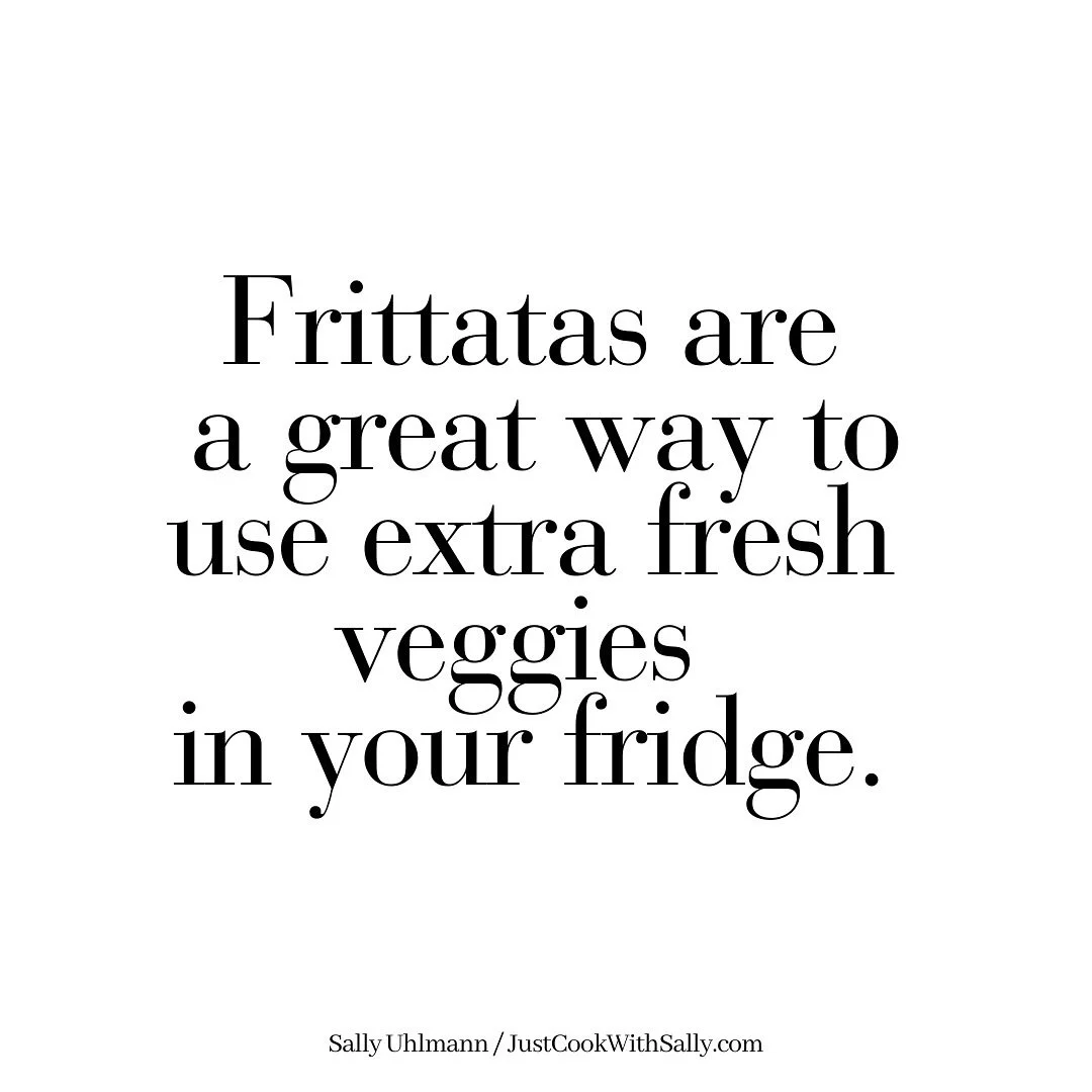 Great for brunch, a light lunch, or a healthy breakfast. Frittatas are as much about the process as they are about the recipe. I cook mine in a cast-iron skillet, but an oven-proof nonstick skillet works too! Find both recipes on my blog, link bio. #