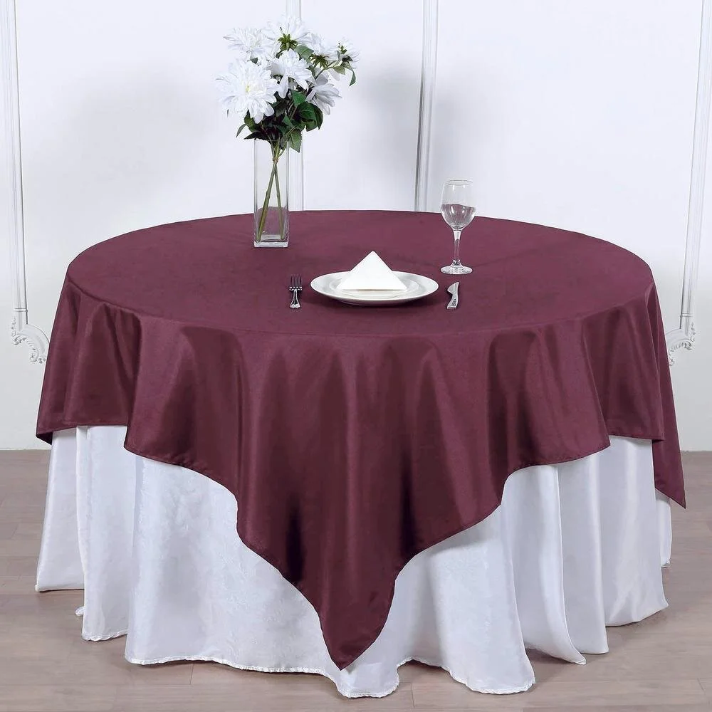 Burgundy Square Polyester Table Overlay.jpg