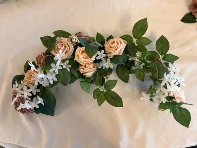 Lantern Floral Arrangements Dusty Rose indoor use only