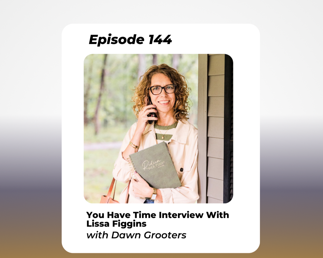 You have Time interview with Lissa Figgins