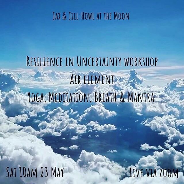 ~ AIR ~
.
&lsquo;The pessimist complains about the wind, the optimist expects it to change, the realist adjusts the sails&rsquo; William Arthur Ward. .
Jax &amp; myself are very excited to invite you join our 6th &lsquo;Howl at the Moon&rsquo; sessio