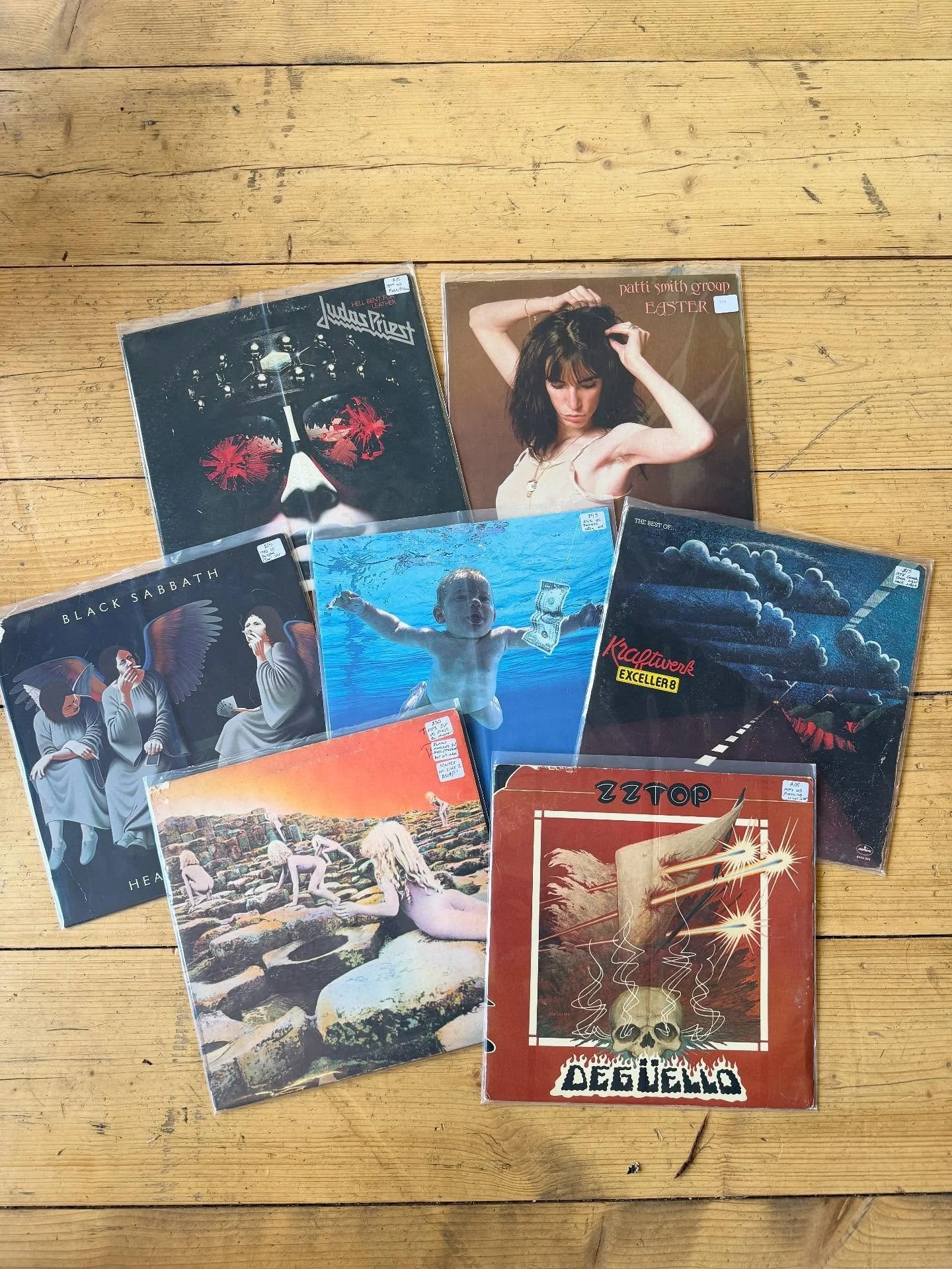 A nice assortment of recent arrivals at the shop. Here til 6 fiends.