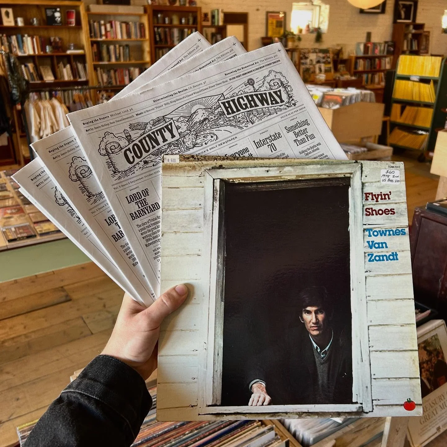 Another early pressing of Flyin&rsquo; Shoes has landed in the shop. Pairs well with @countyhwy 🌵