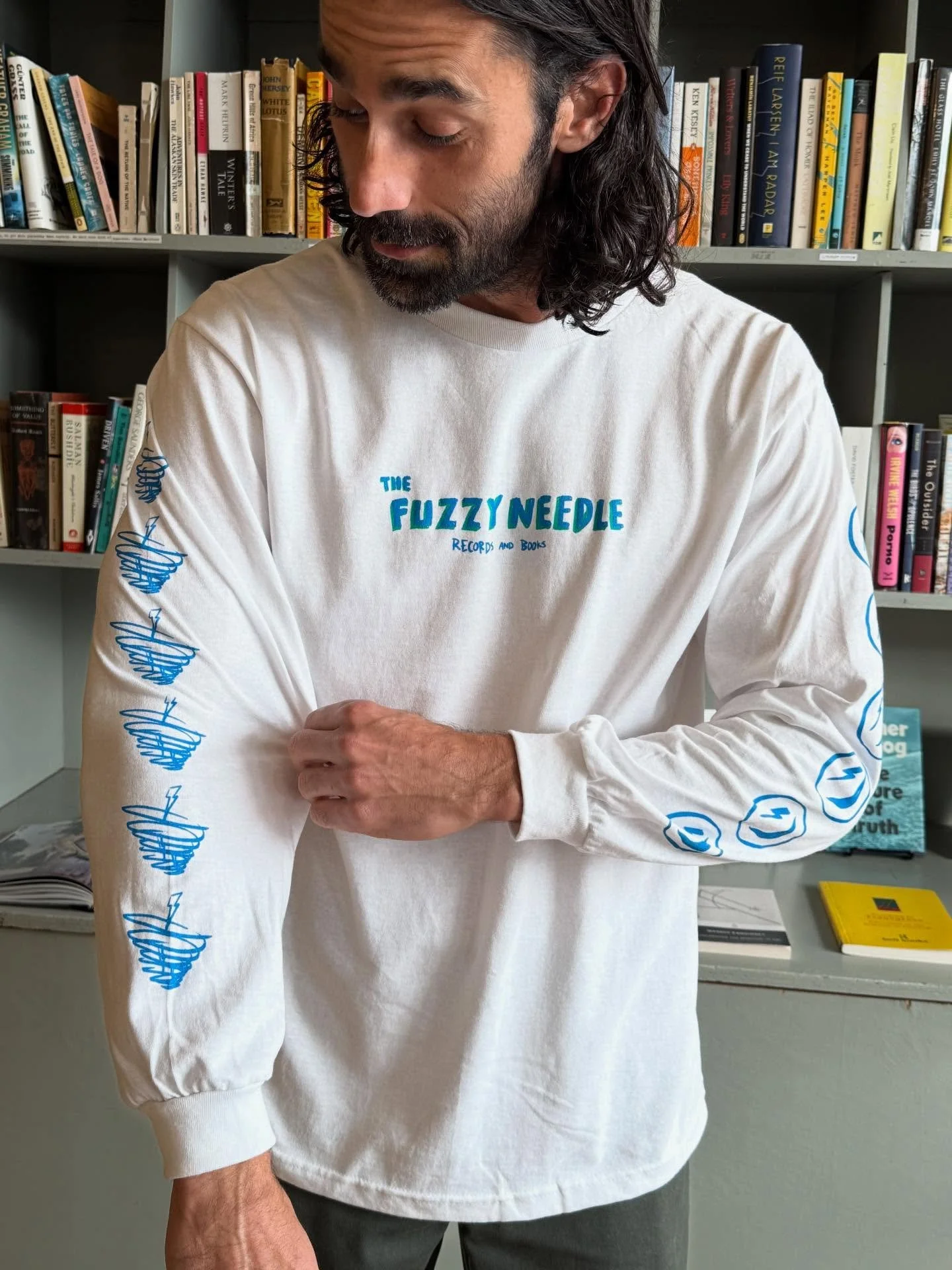 Got ourselves a new long sleeve tee. Really love this one. Big thanks to @russpope for all of the design on this one and for @atrox_design doing a wonderful job making our new favorite shirt a reality. Available in store and online.