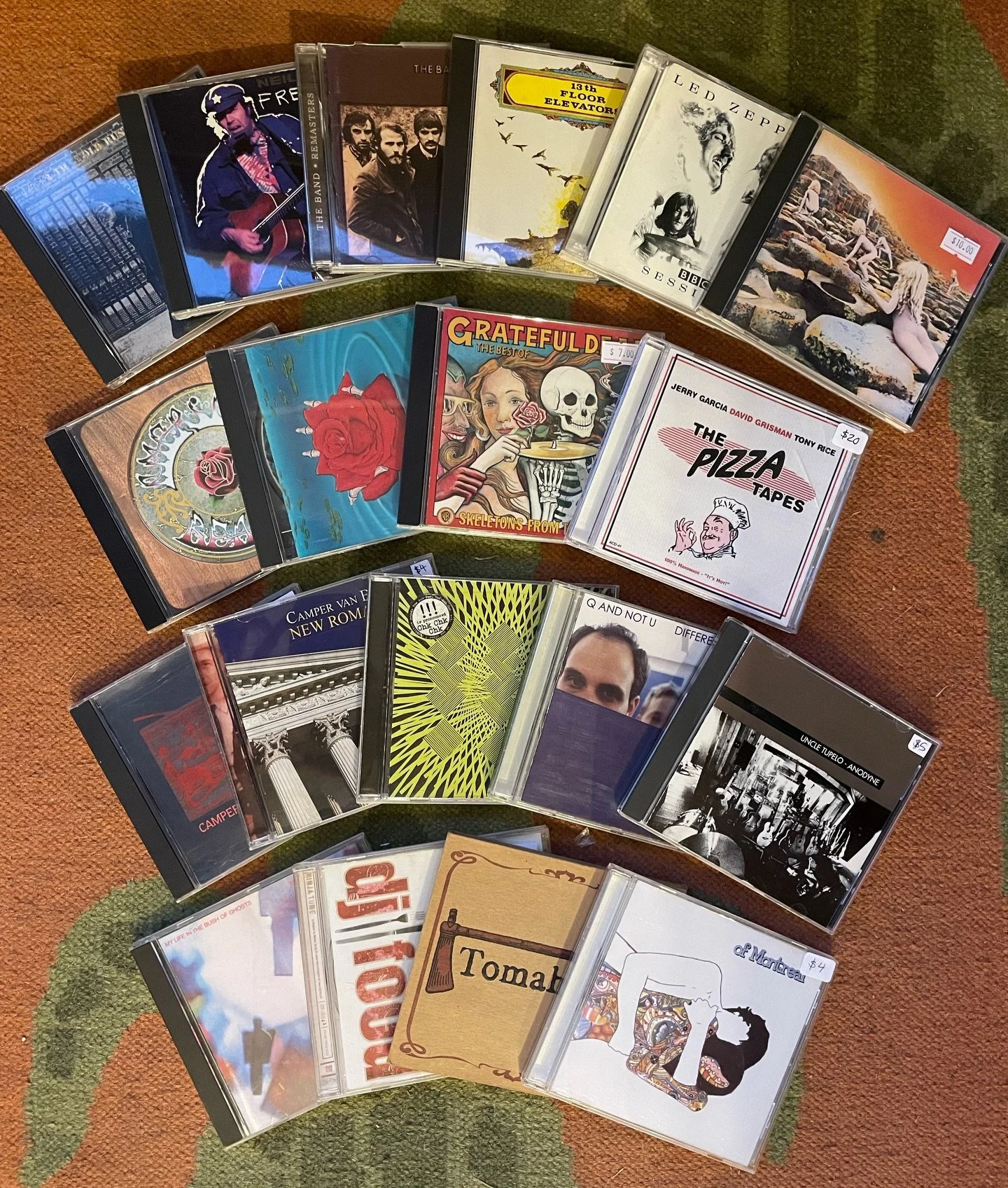 Lots of good CDs up for grabs. Come in and dig &lsquo;em! Here til 6 everyday!