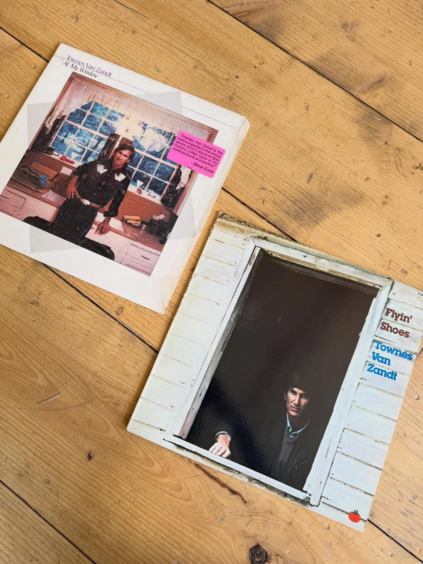 Great day to be at Townes fan. Two original pressings and some great reissues from @fatpossum 💙