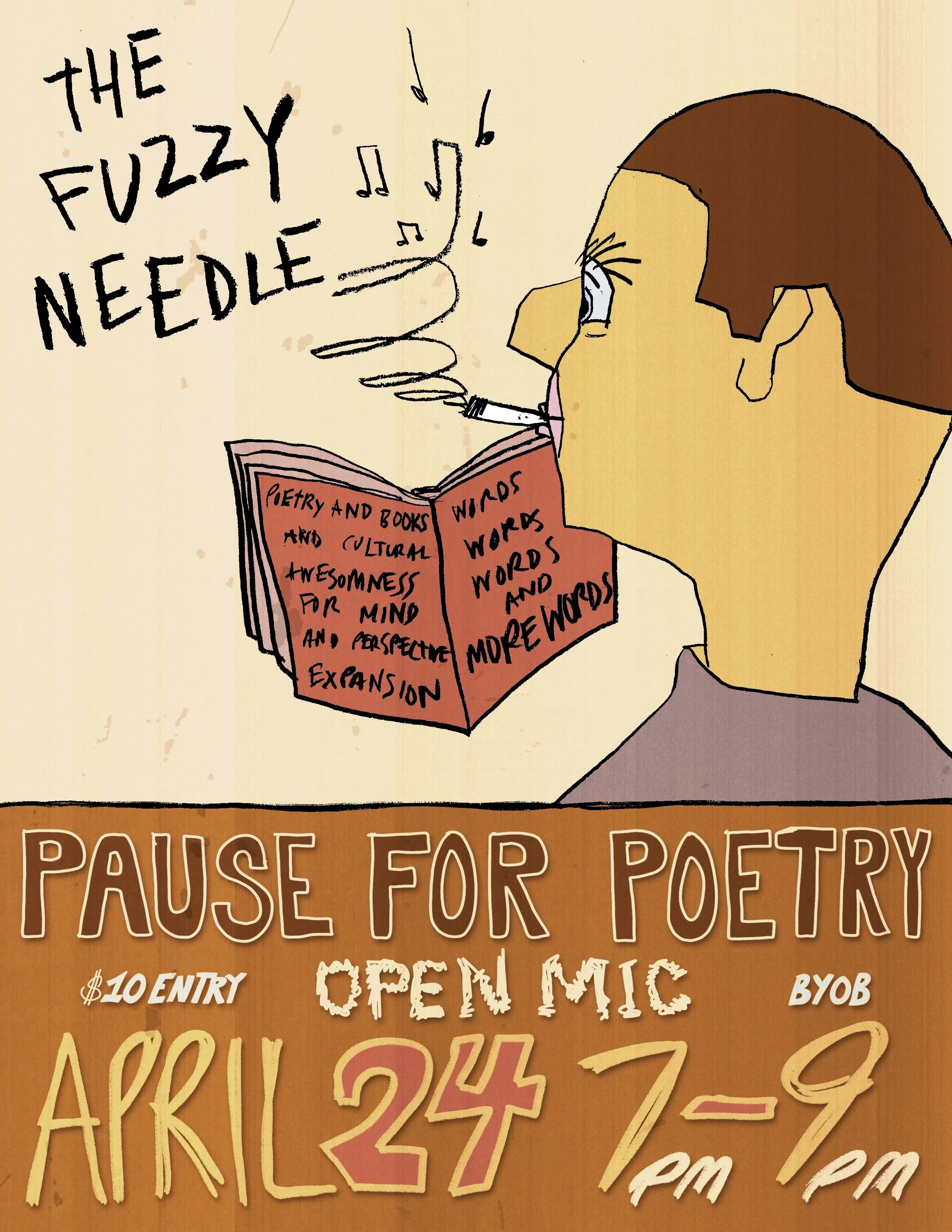 Pause for Poetry Open Mic