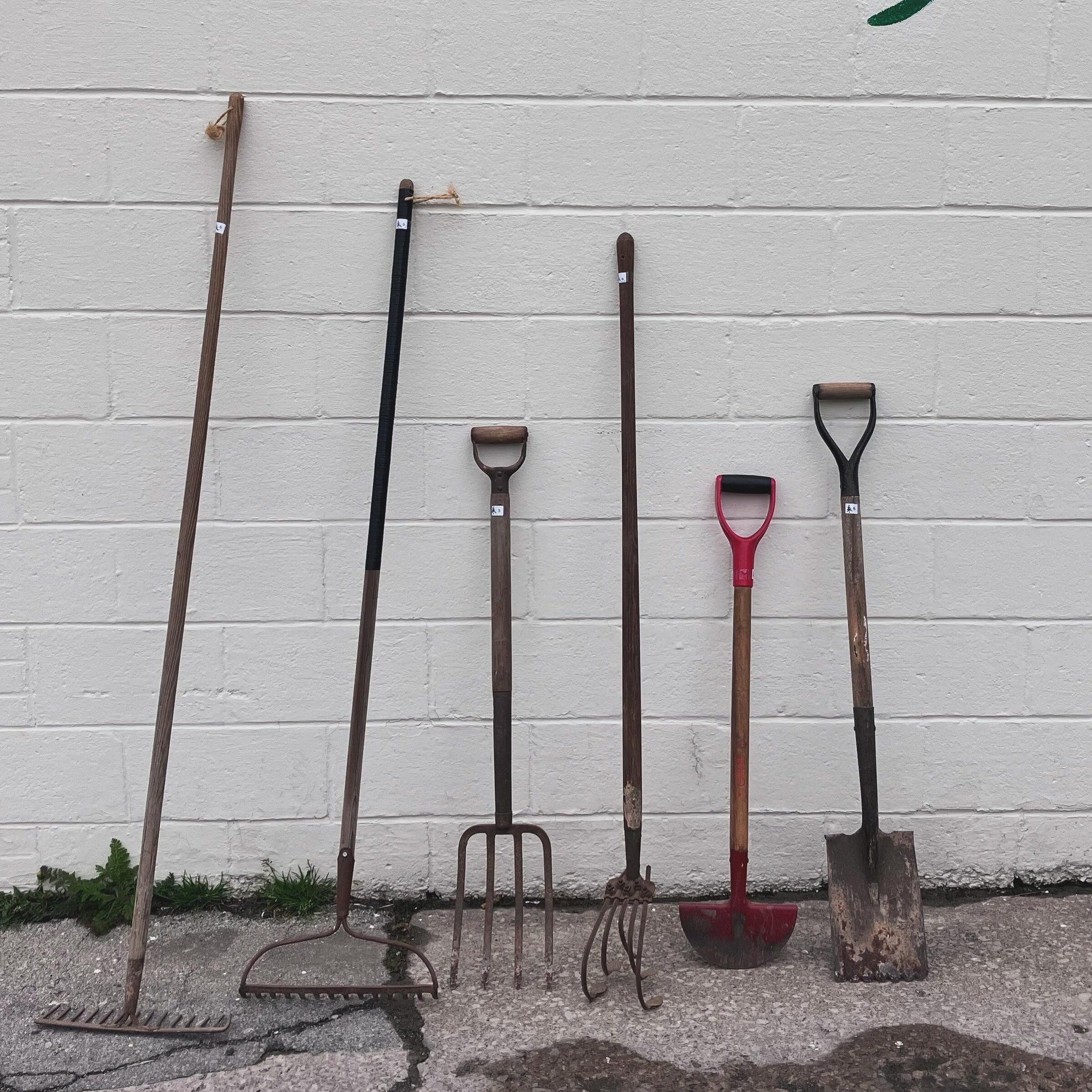 It&rsquo;s spring time. We&rsquo;re bringing out the Garden Tools!

Priced at $5 or $6

One rake and the ground tiller sold right after I took the photo.

🌲

#thriftstore #secondhand #niagarafalls #shoplocal