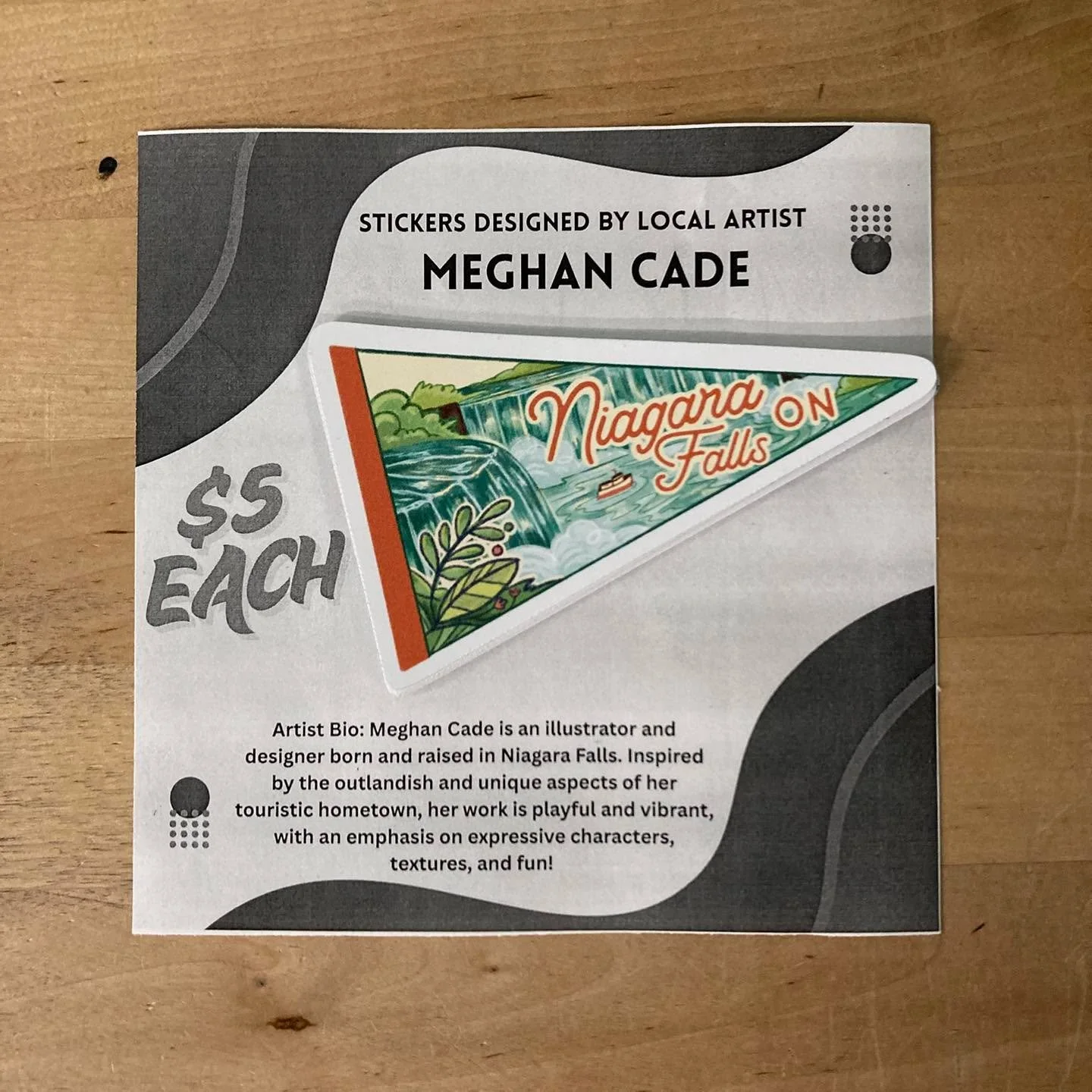 We recently partnered with local artist Meghan Cade to offer her locally designed Niagara Falls stickers for sale in the shop!

Each one goes for $5 each 🌞

🌲

#secondhand #thrift #thriftshopfinds #thriftshop #thriftstore #shoplocal #niagarafalls #
