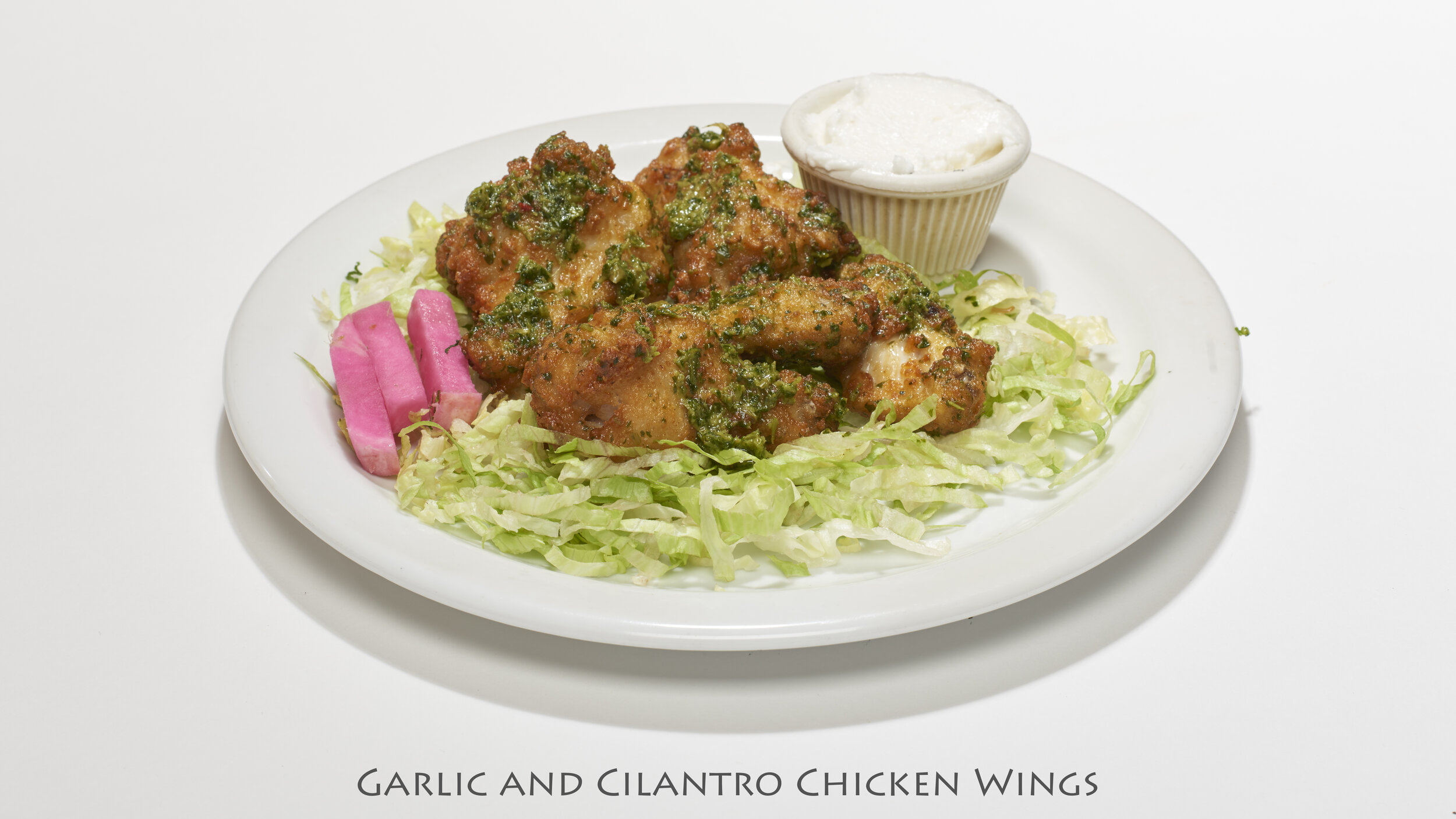 Garlic &amp; Cilantro Chicken Wings