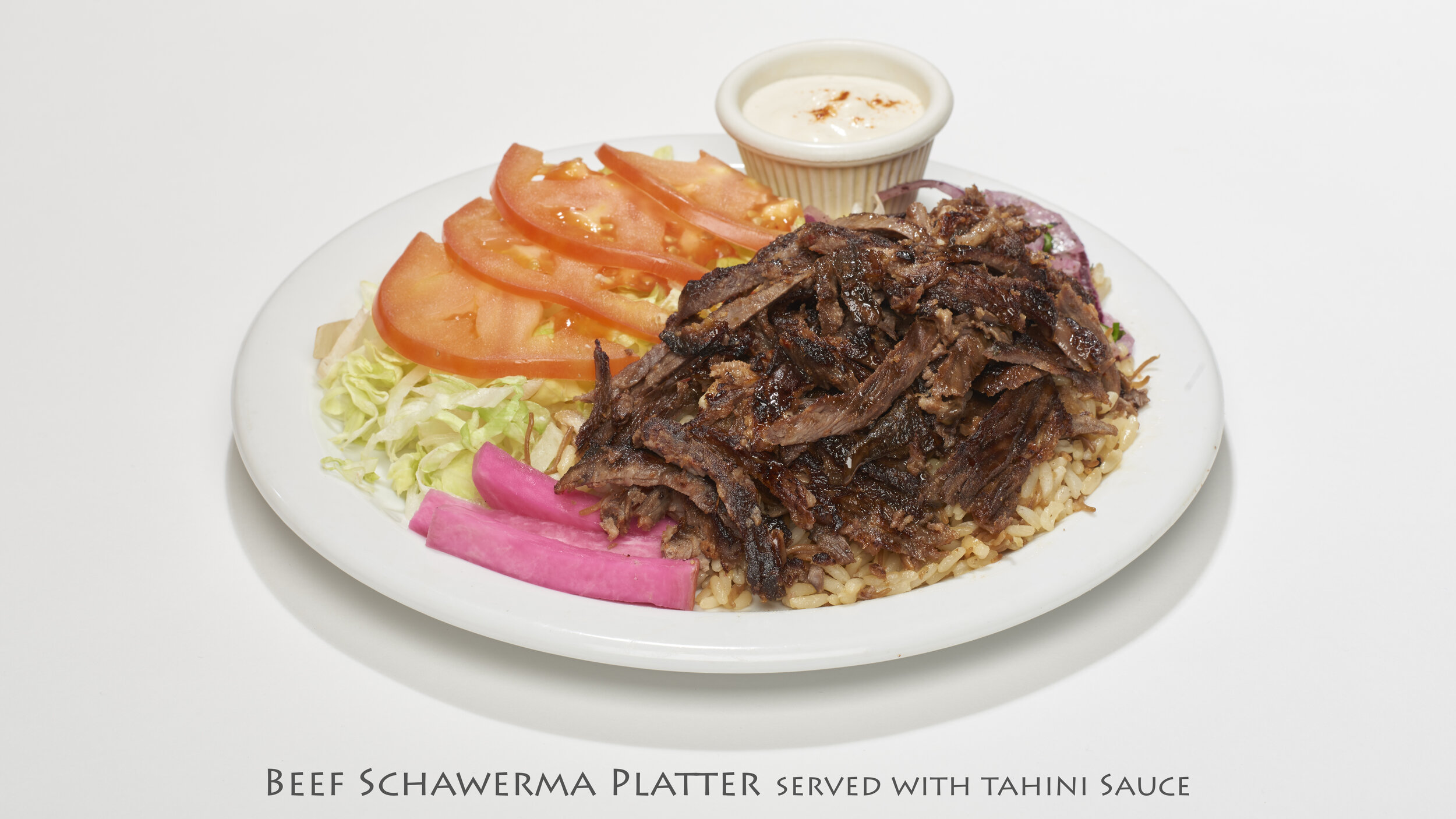 Beef Schawarma Platter