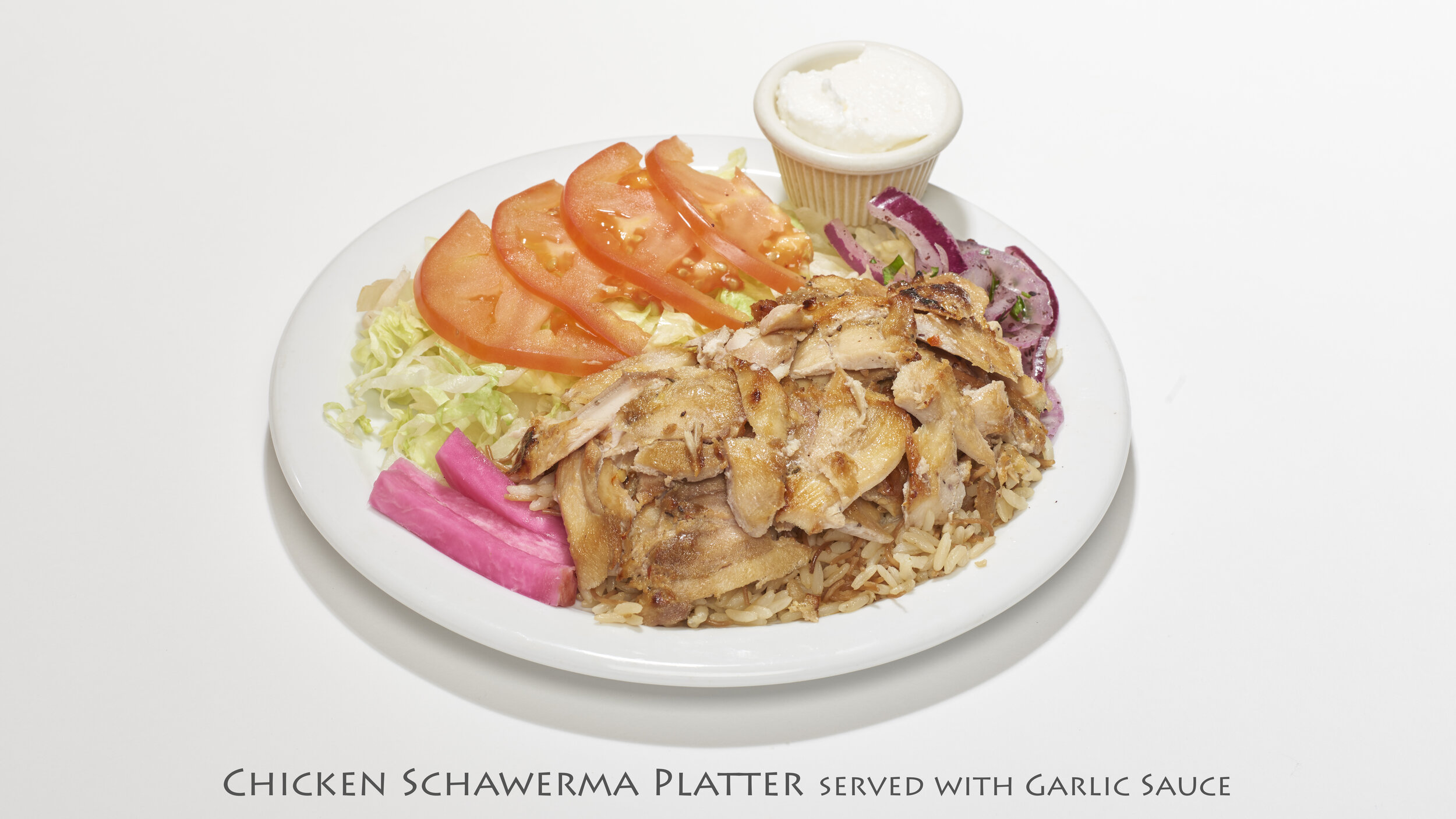Chicken Schawarma Platter