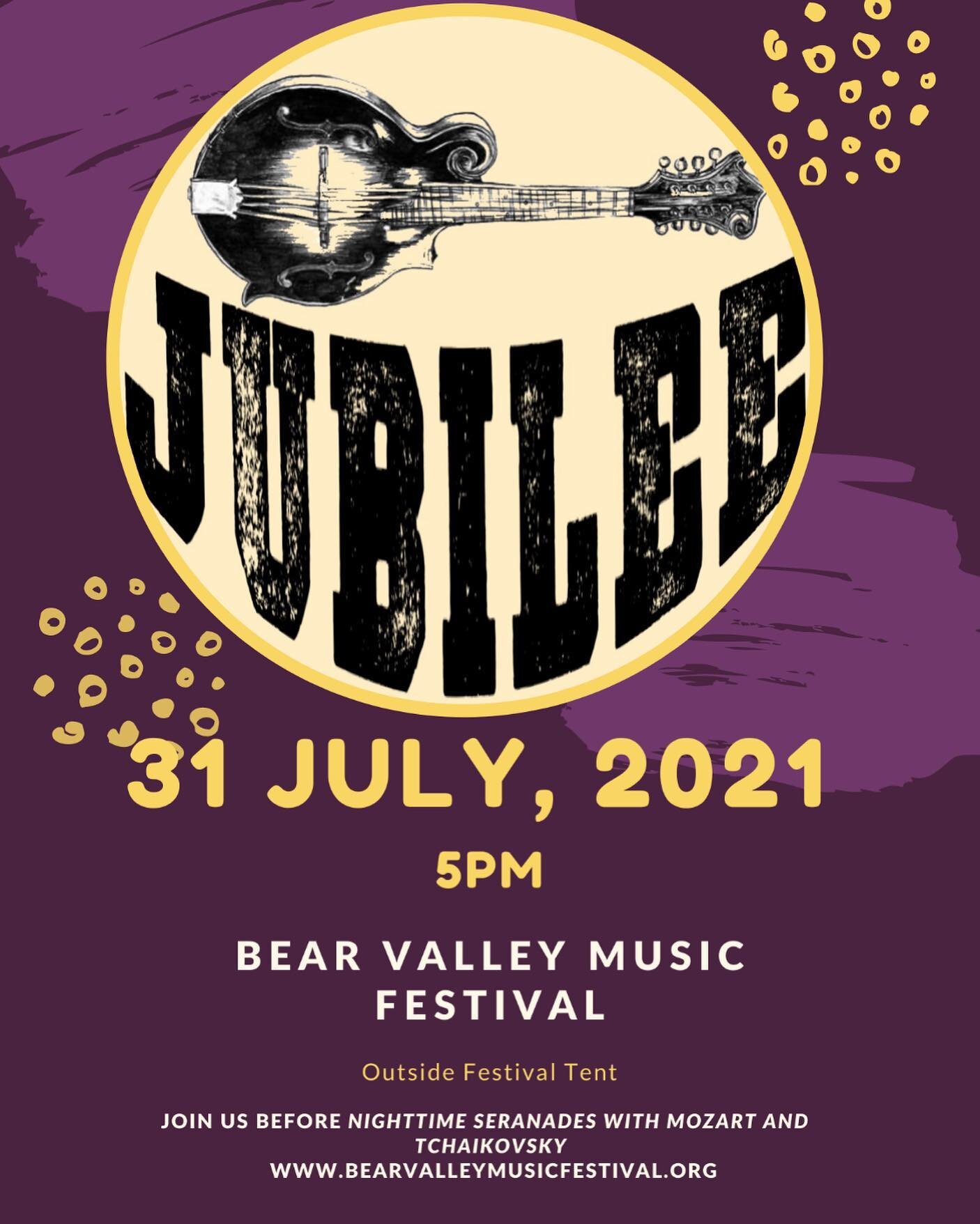 Coming up on July 31! #bearvalleymusicfestival