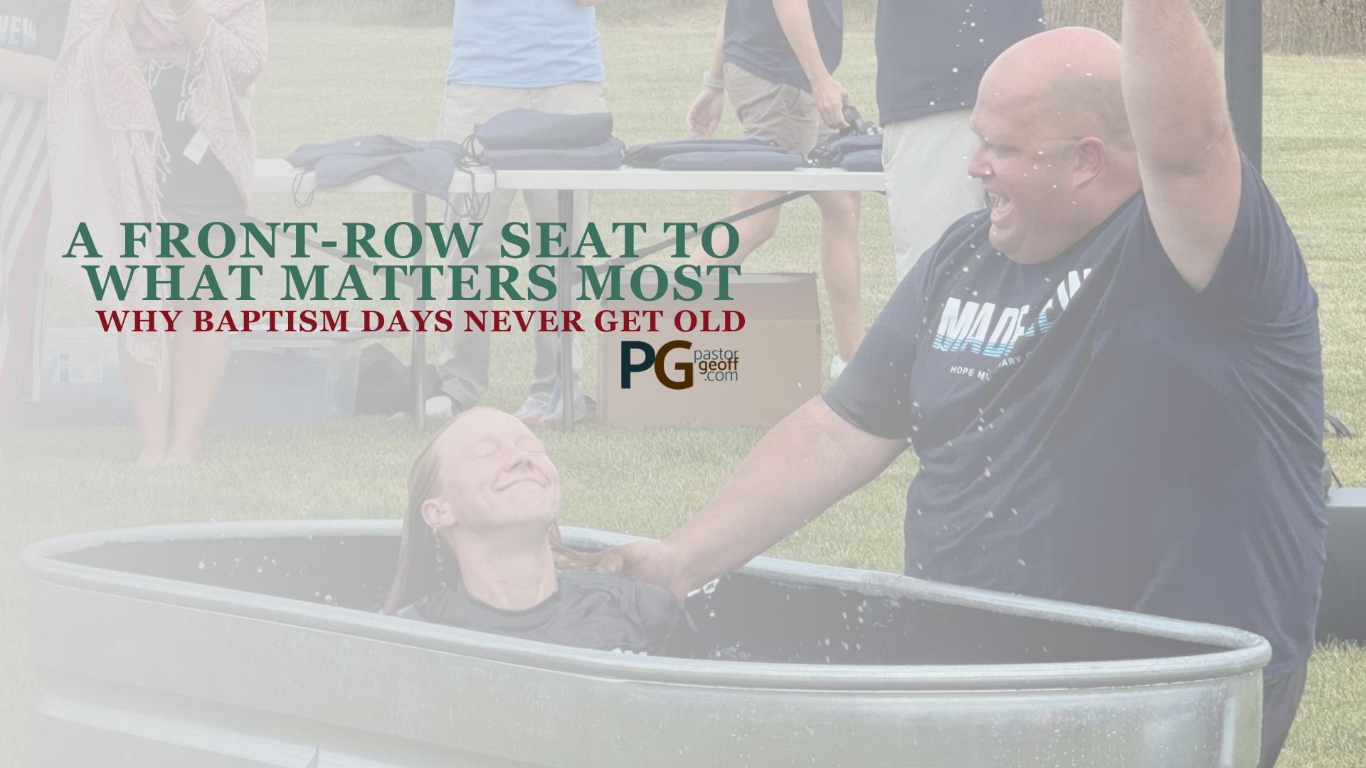 A Front-Row Seat to What Matters Most