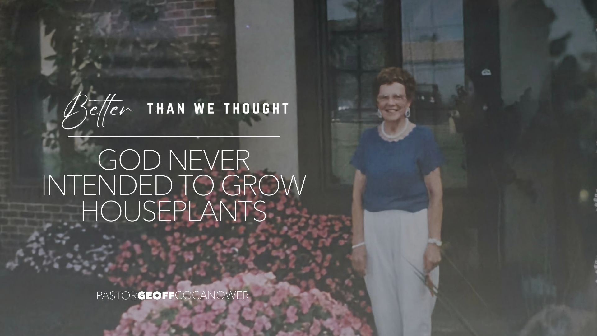 Better Than We Thought: God Never Intended to Grow Houseplants