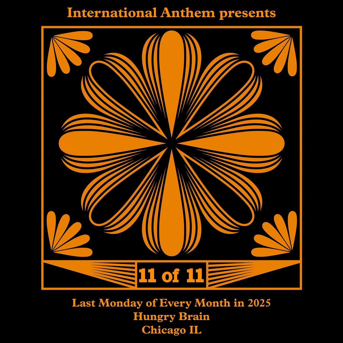 In the spirit of #IA11, celebrating our eleventh year, we are proud to present this special event series in Chicago, focusing on a different album from our catalog on the 𝗹𝗮𝘀𝘁 𝗠𝗼𝗻𝗱𝗮𝘆 𝗼𝗳 𝗲𝘃𝗲𝗿𝘆 𝗺𝗼𝗻𝘁𝗵 across 2025 at the @hungrybrai