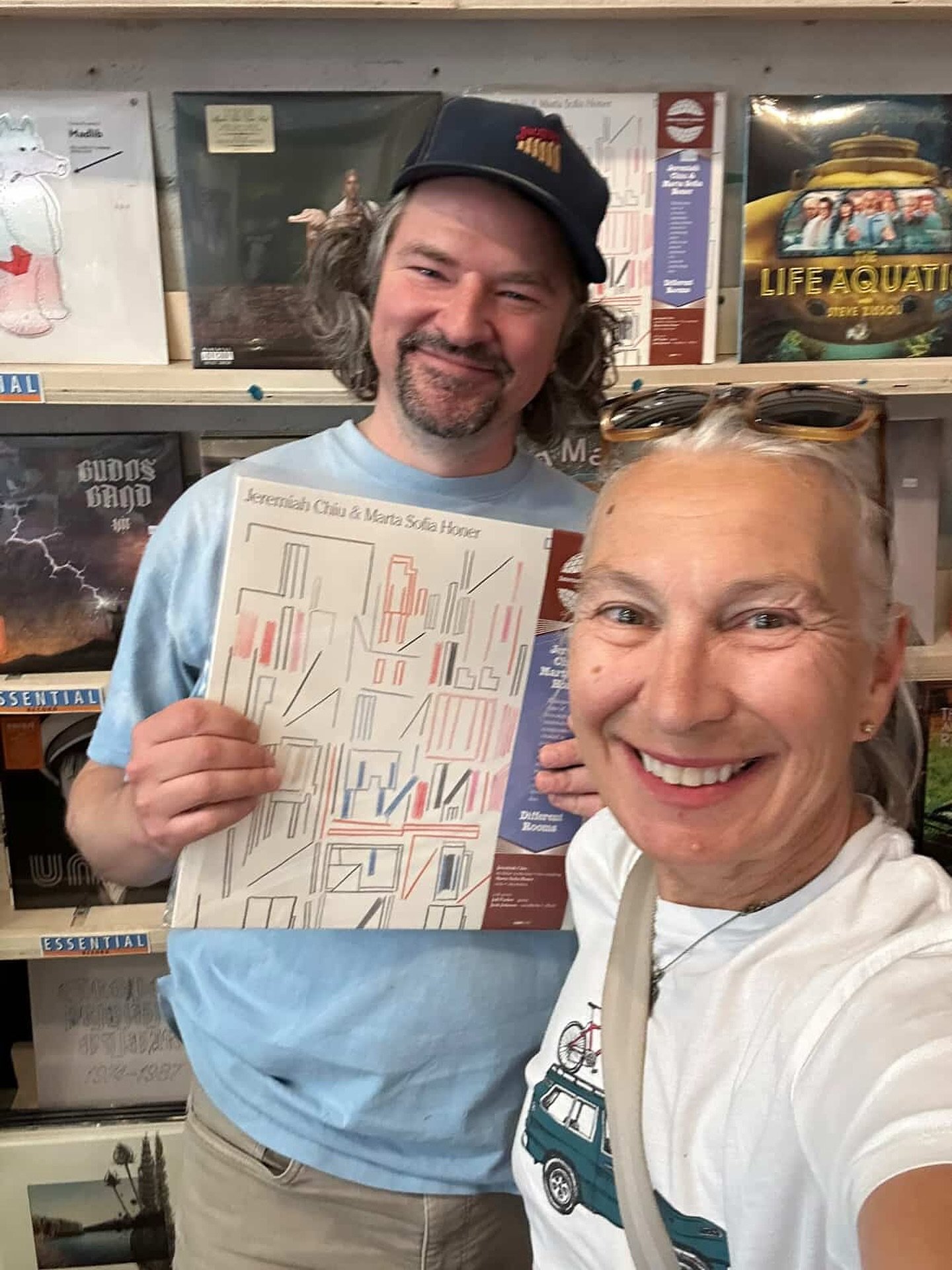 Salute and super thanks to @mmartassofia &rsquo;s ma ( !!! ) for picking up a copy of 𝘋𝘪𝘧𝘧𝘦𝘳𝘦𝘯𝘵 𝘙𝘰𝘰𝘮𝘴 𝗜𝗥𝗟 from her local record store, @strictlydiscs &lt;3