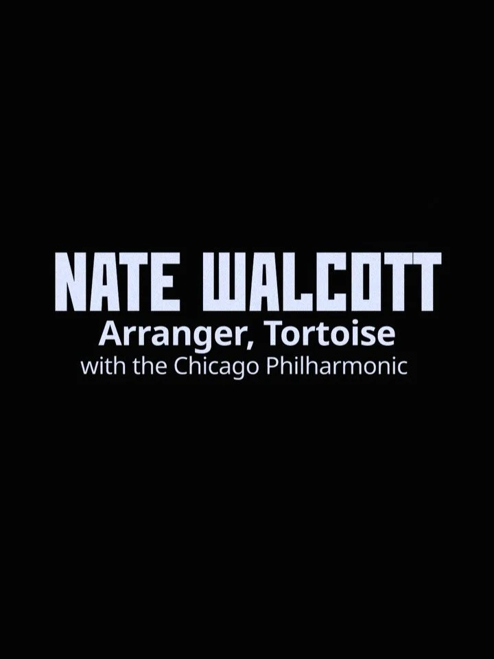 SPOILER ALERT: a few sneak peeks at some of the arrangements written by @natewalcott for Tortoise @trts and the @ChicagoPhilharmonic and their first ever performance / collaboration at Chicago&rsquo;s @AuditoriumTheatre this coming Tuesday 11/11. Goi