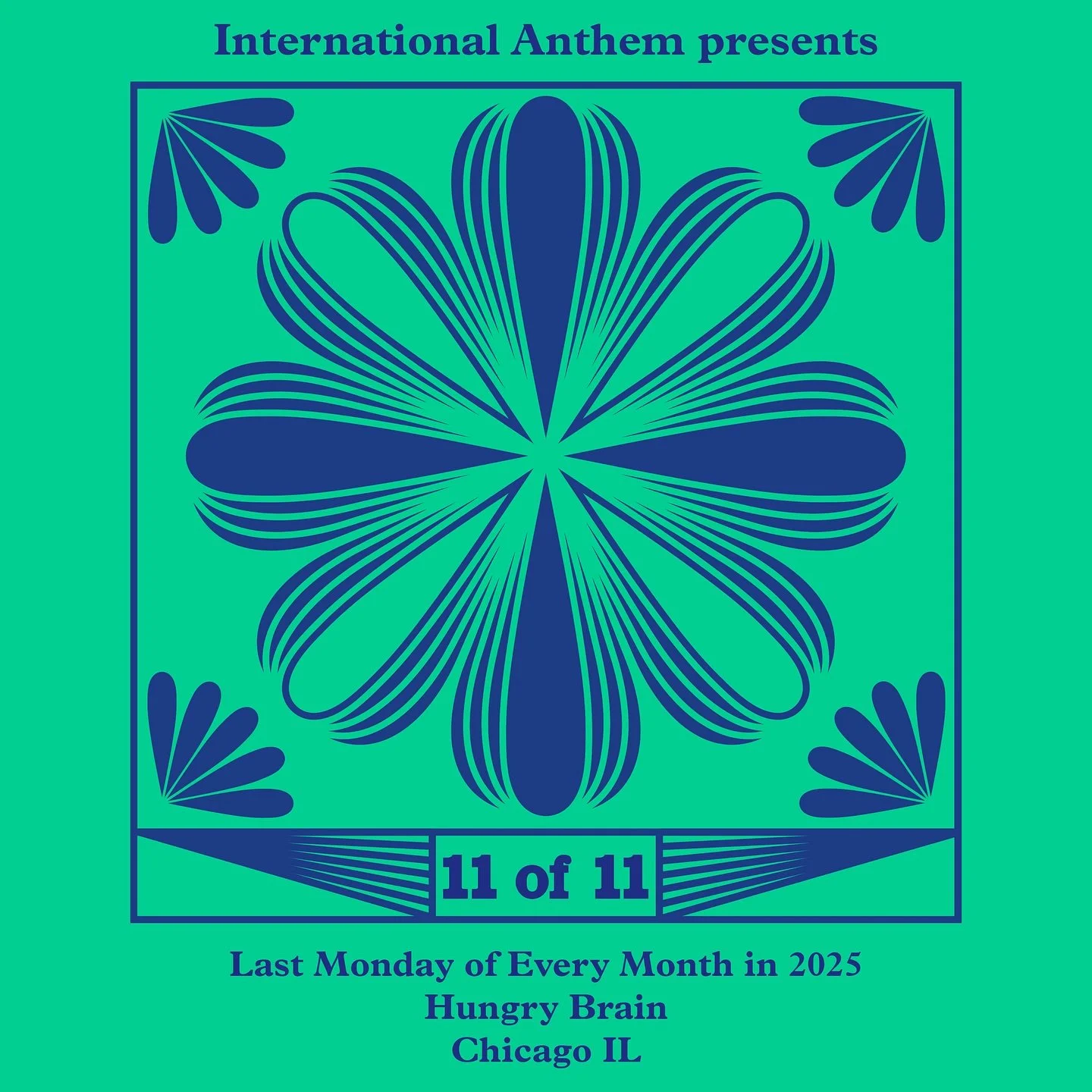 As part of our year-long #IA11 celebration, we have been proud to present this special event series in Chicago, focusing on a different album from our catalog on the last Monday of every month across 2025 at the @hungrybrainchicago . Each 𝟭𝟭 𝗼𝗳 ?